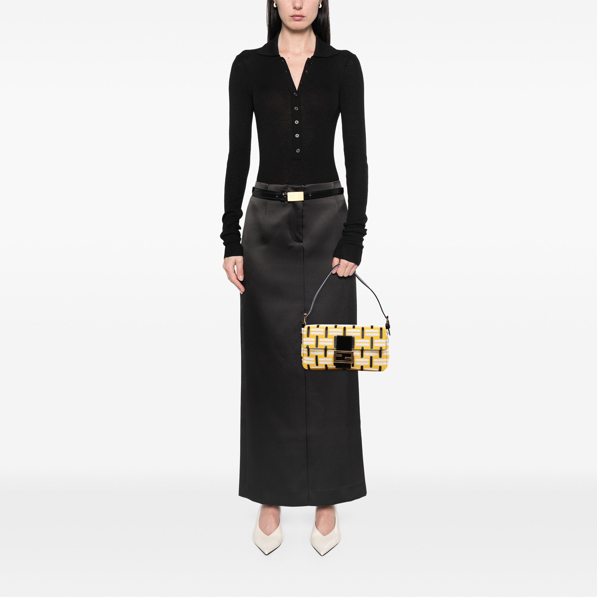 Fendi Medium Sequin Baguette - image 9
