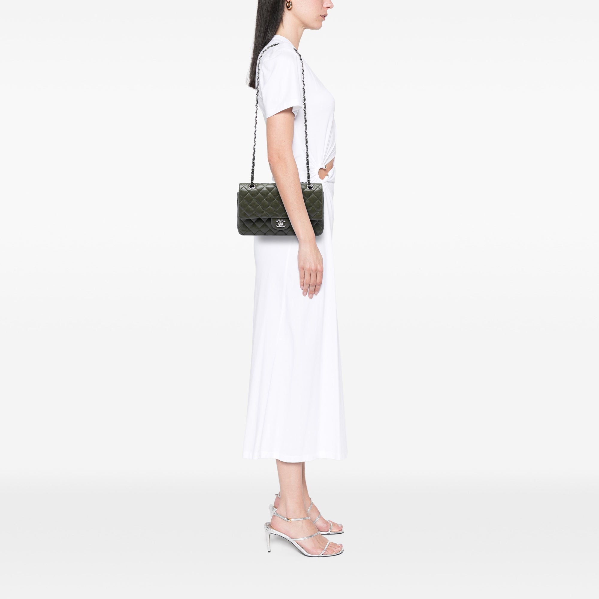 Chanel Medium Classic Caviar Double Flap - image 5