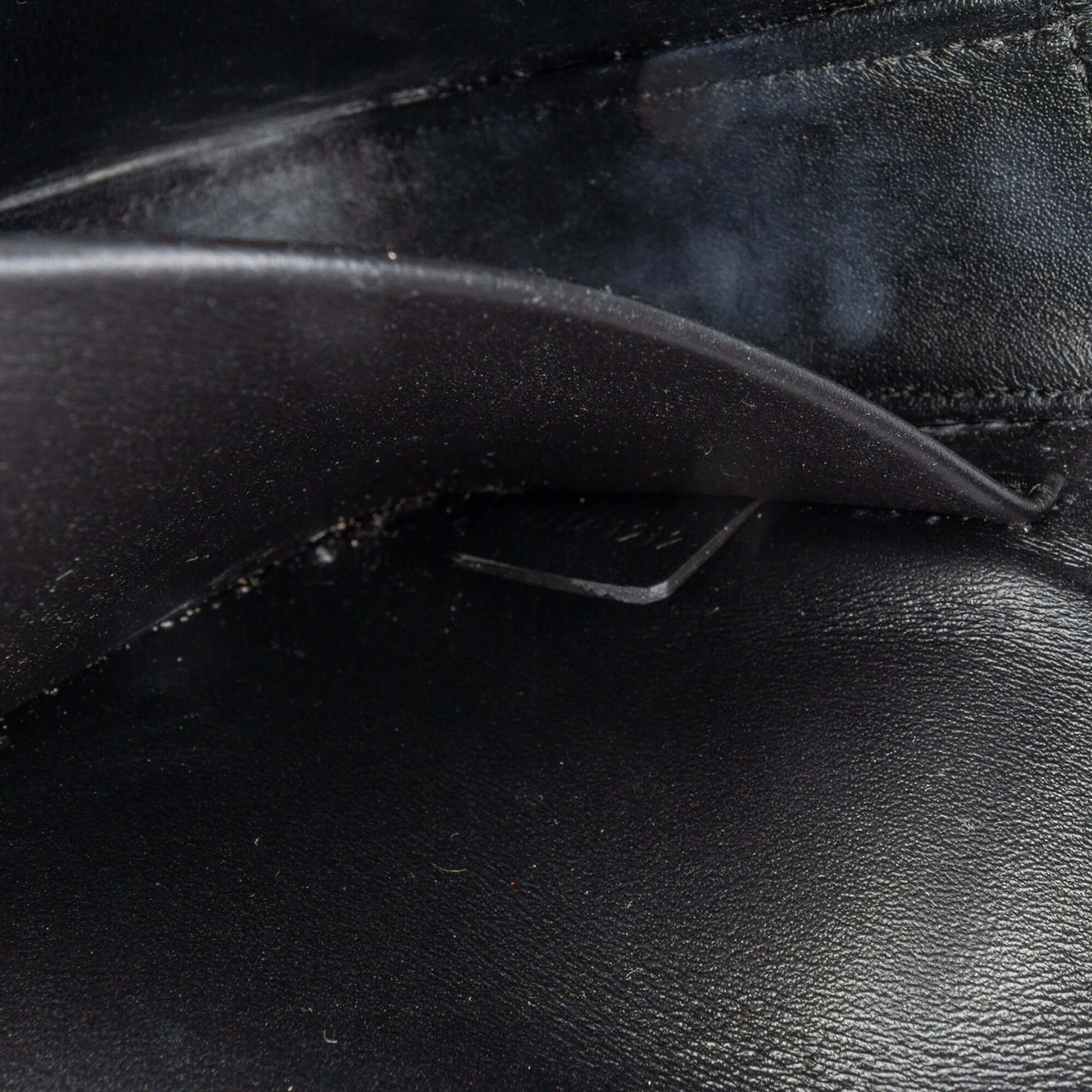 Celine Smooth Calfskin Cuir Triomphe Chain Shoulder Bag