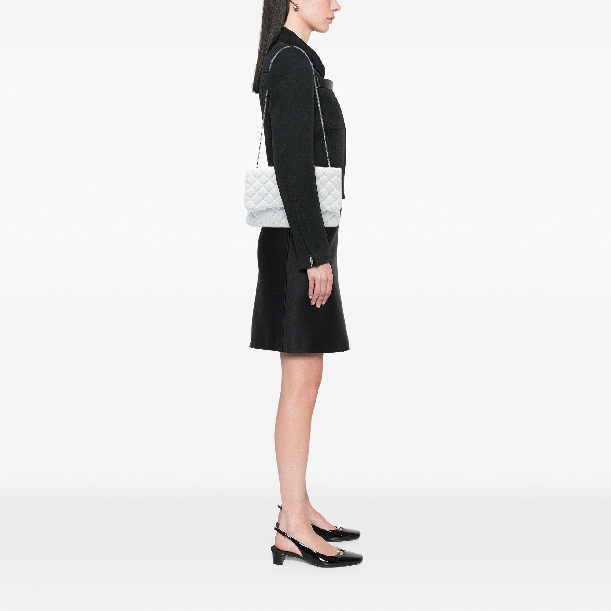 Chanel Jumbo Quilted Lambskin 3 Accordion Flap - image 7
