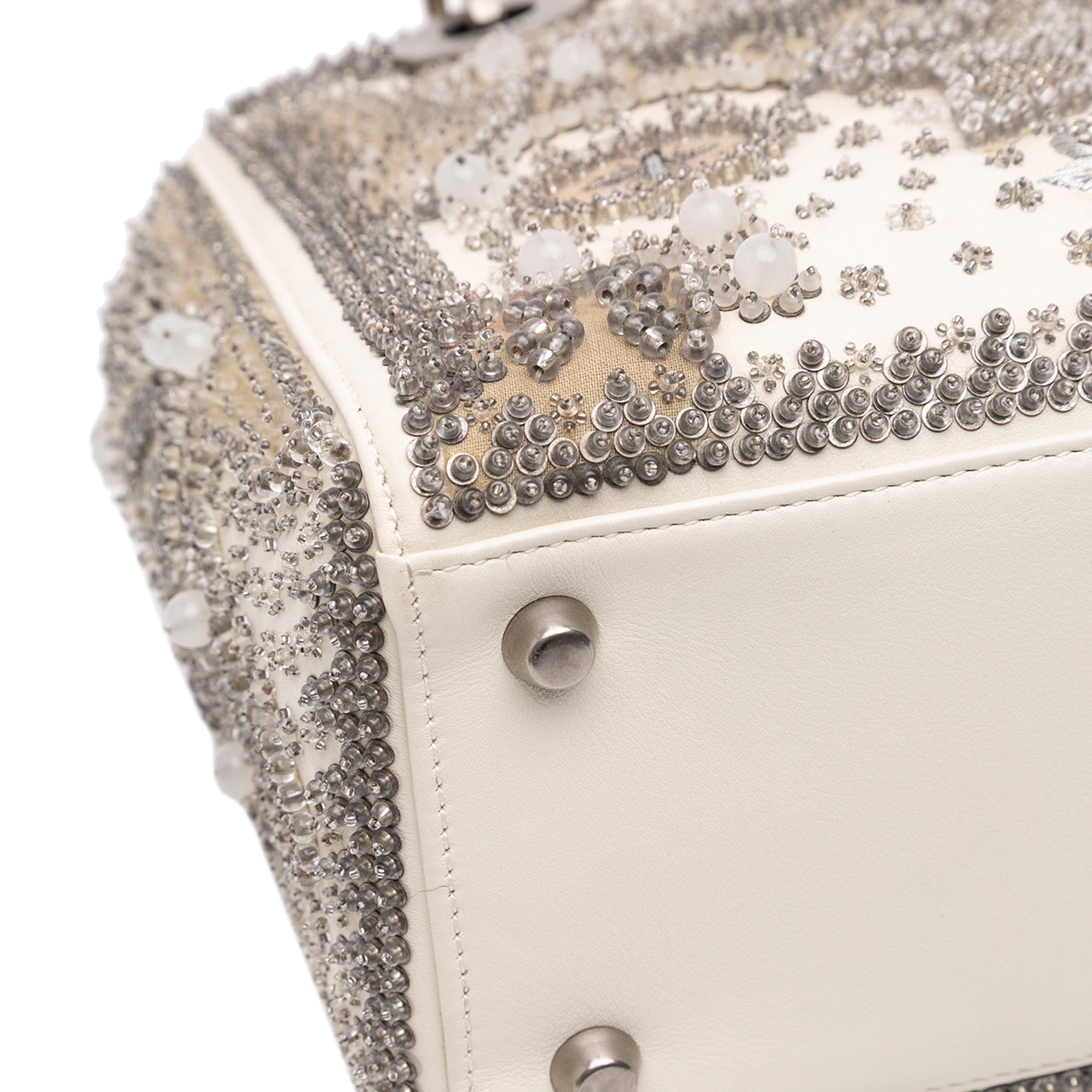 Dior Medium Lambskin Embroidered and Beaded Lady D Lite - image 7