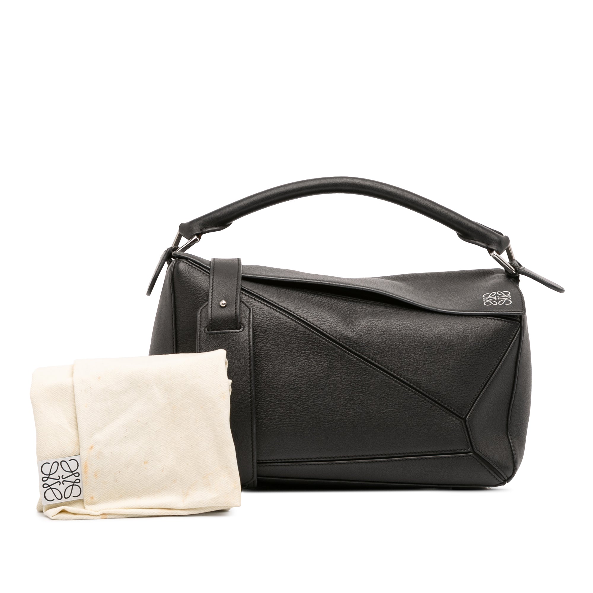 LOEWE Medium Calfskin Puzzle Satchel - image 12