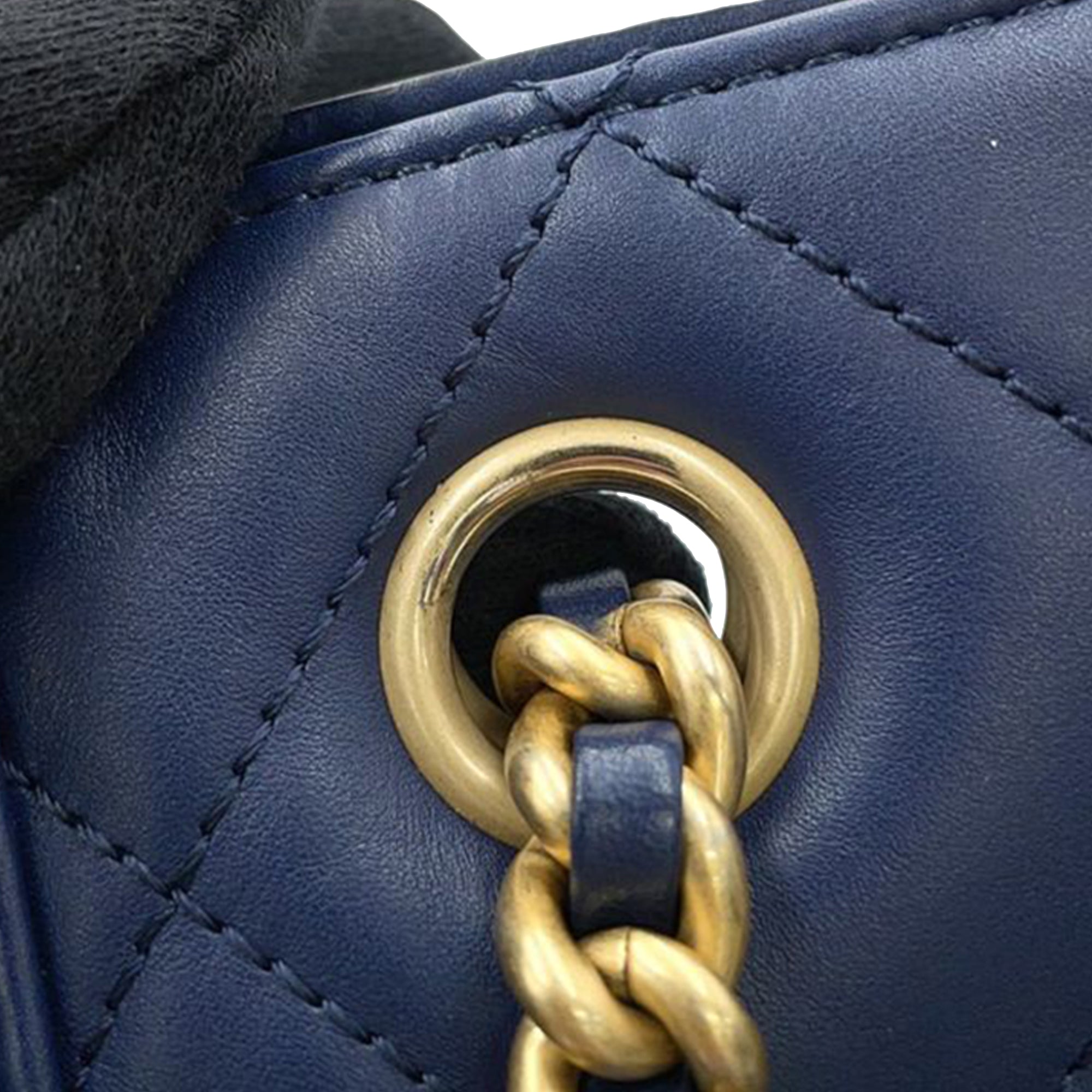 Chanel CC Quilted Calfskin Front Pocket Shopping Bag - image 14