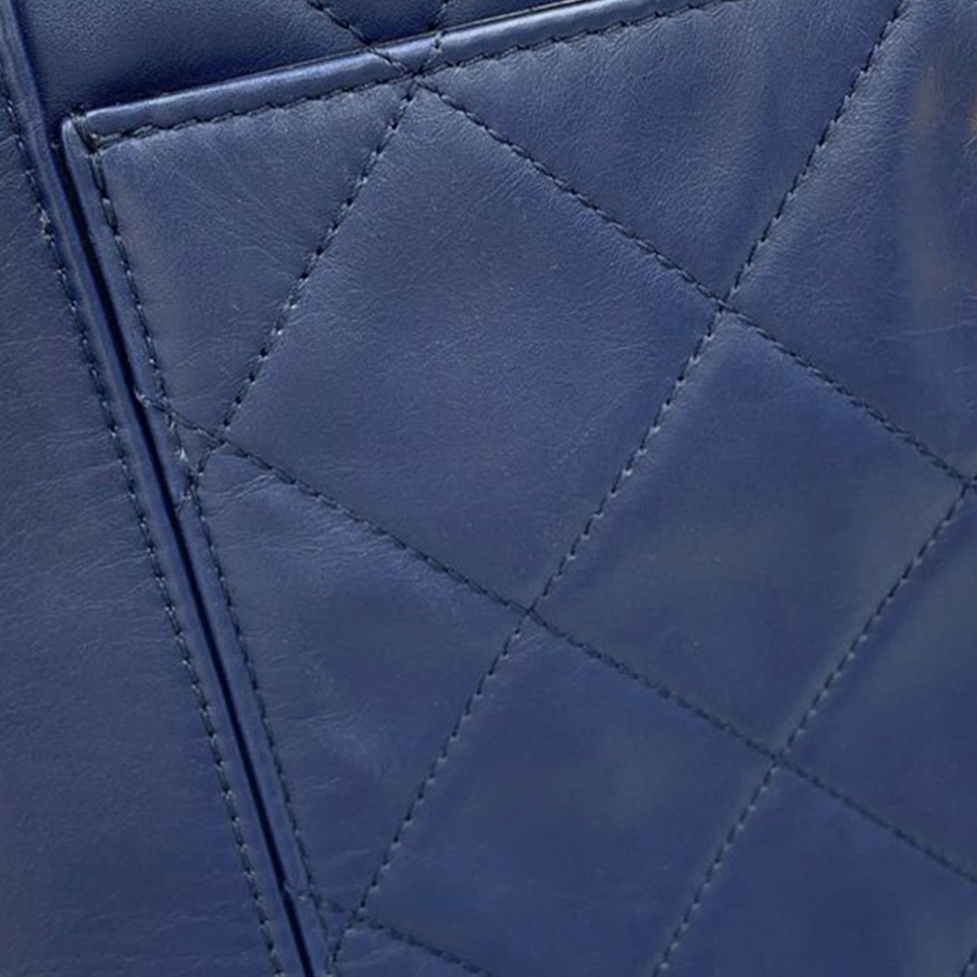 Chanel CC Quilted Calfskin Front Pocket Shopping Bag - image 8