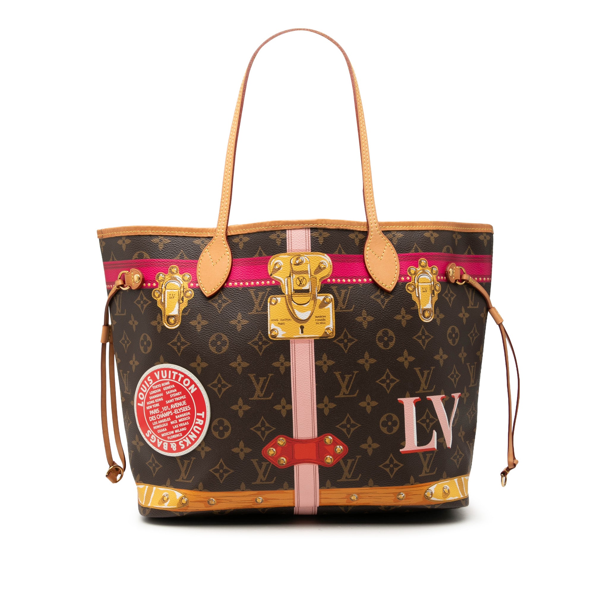 Louis Vuitton Monogram Summer Trunks Neverfull MM - image 1