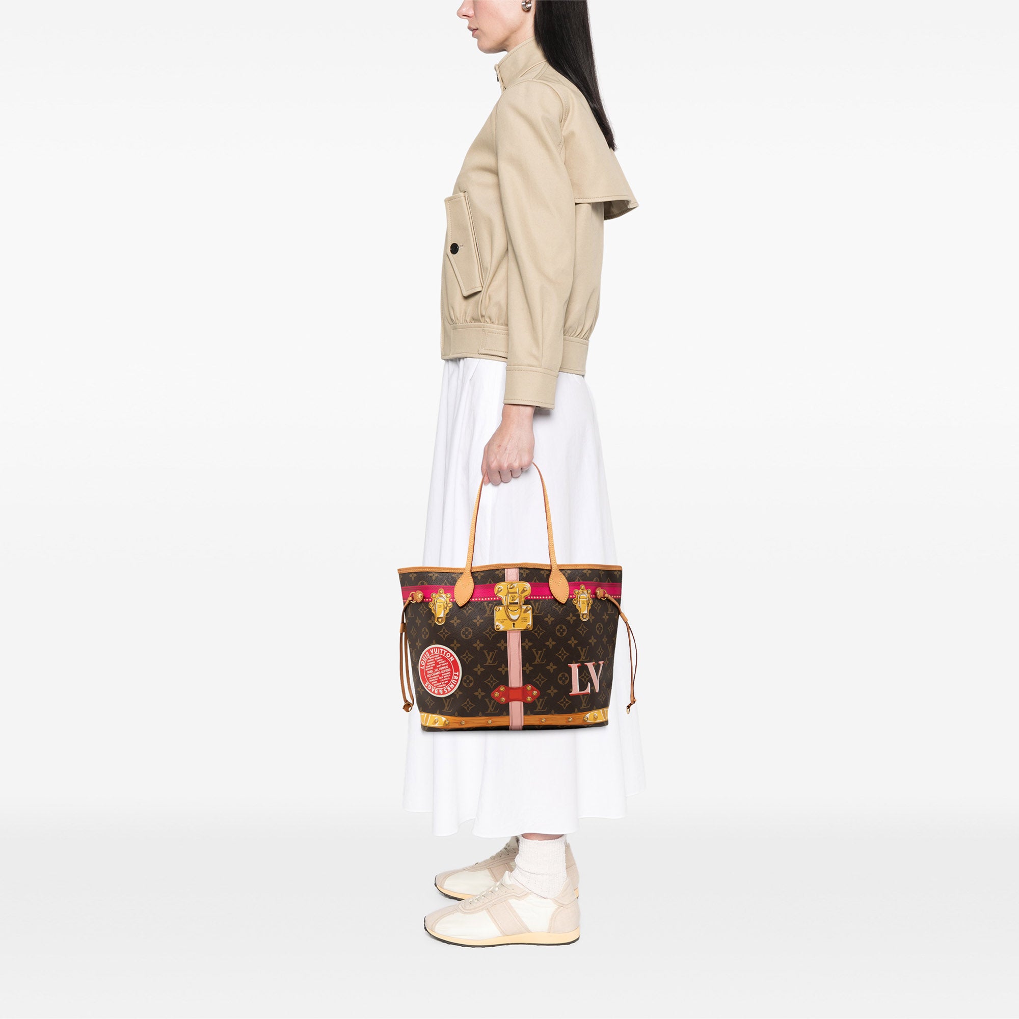 Louis Vuitton Monogram Summer Trunks Neverfull MM - image 7