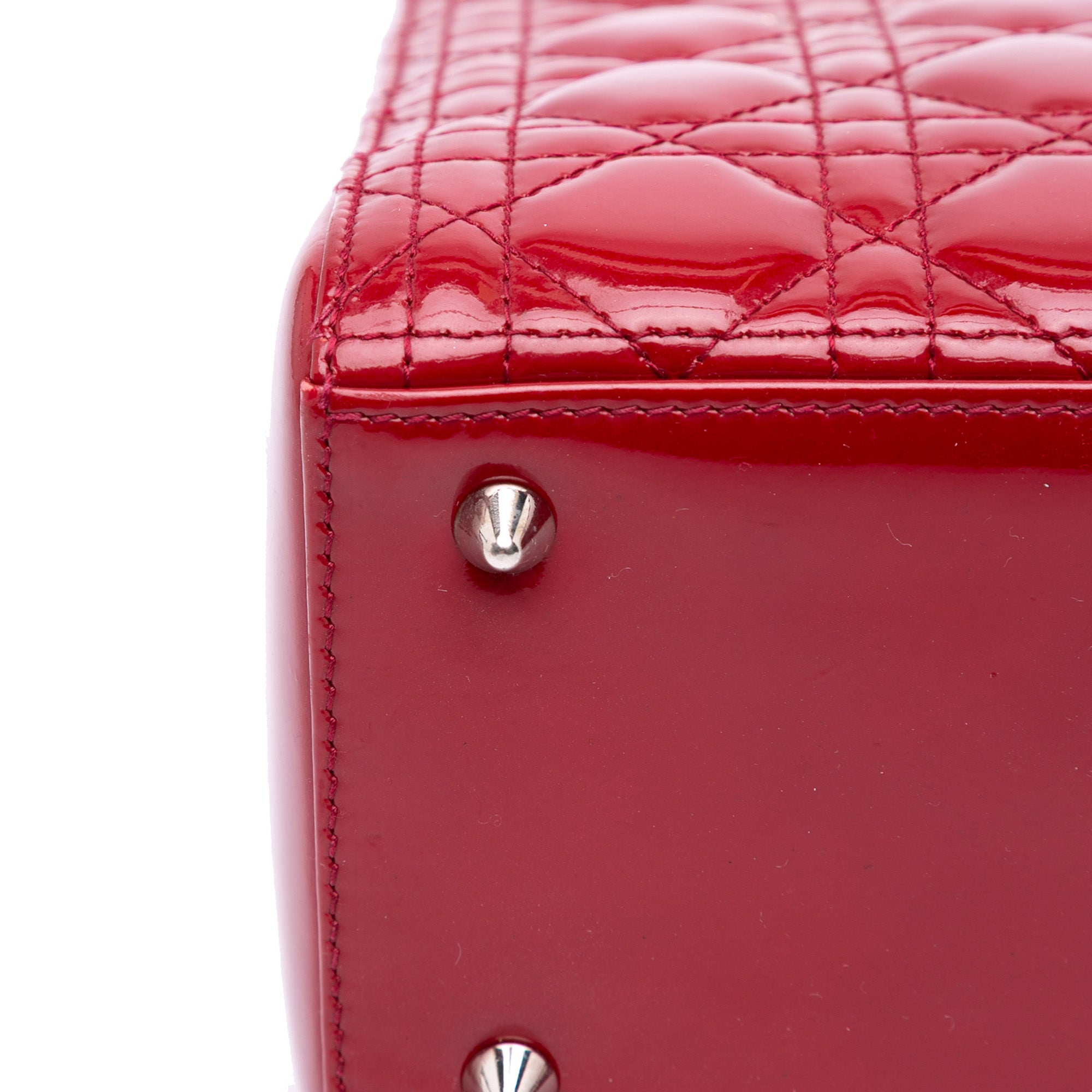 Dior Medium Patent Cannage Lady Dior - image 8