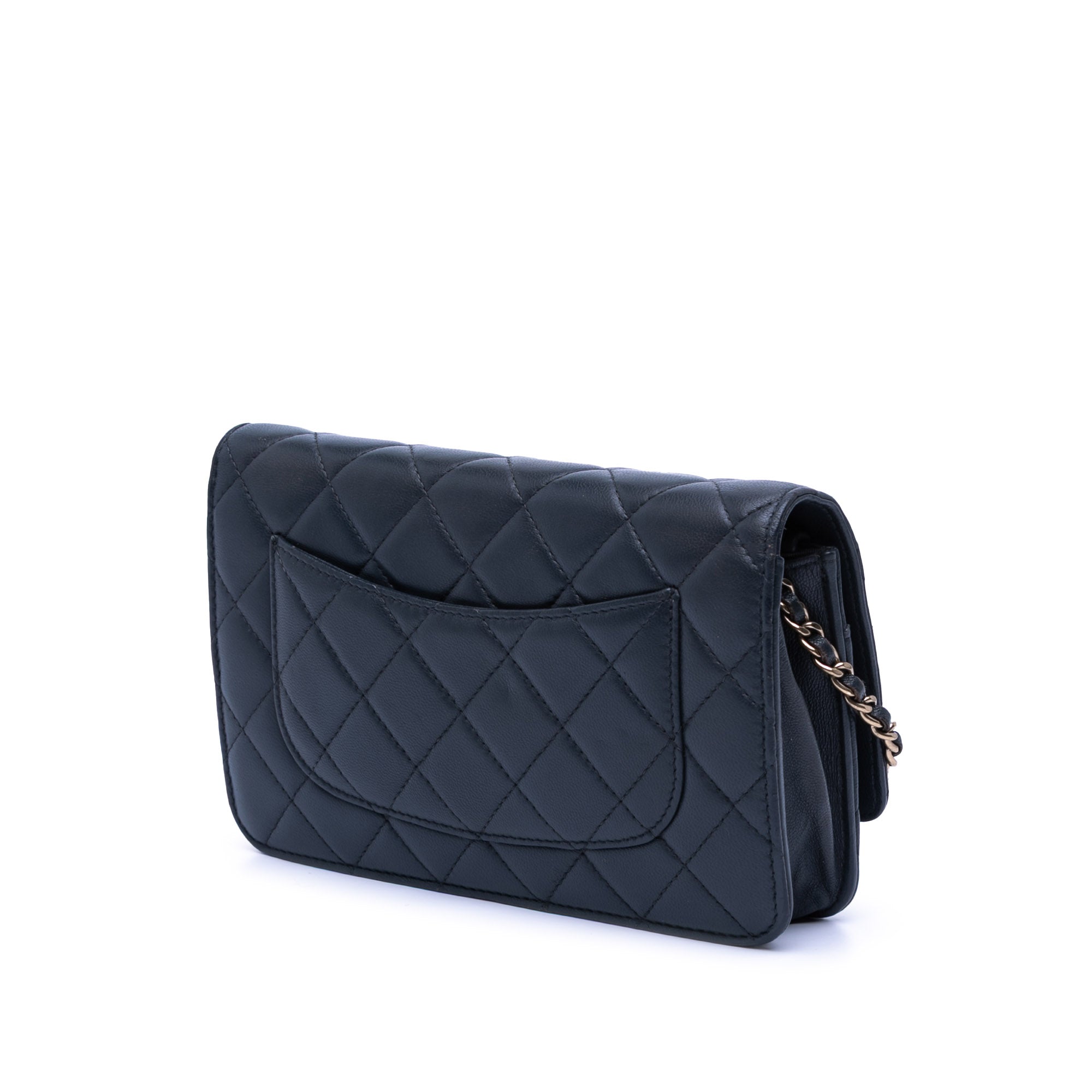 Chanel CC Quilted Lambskin Wallet On Chain - image 2