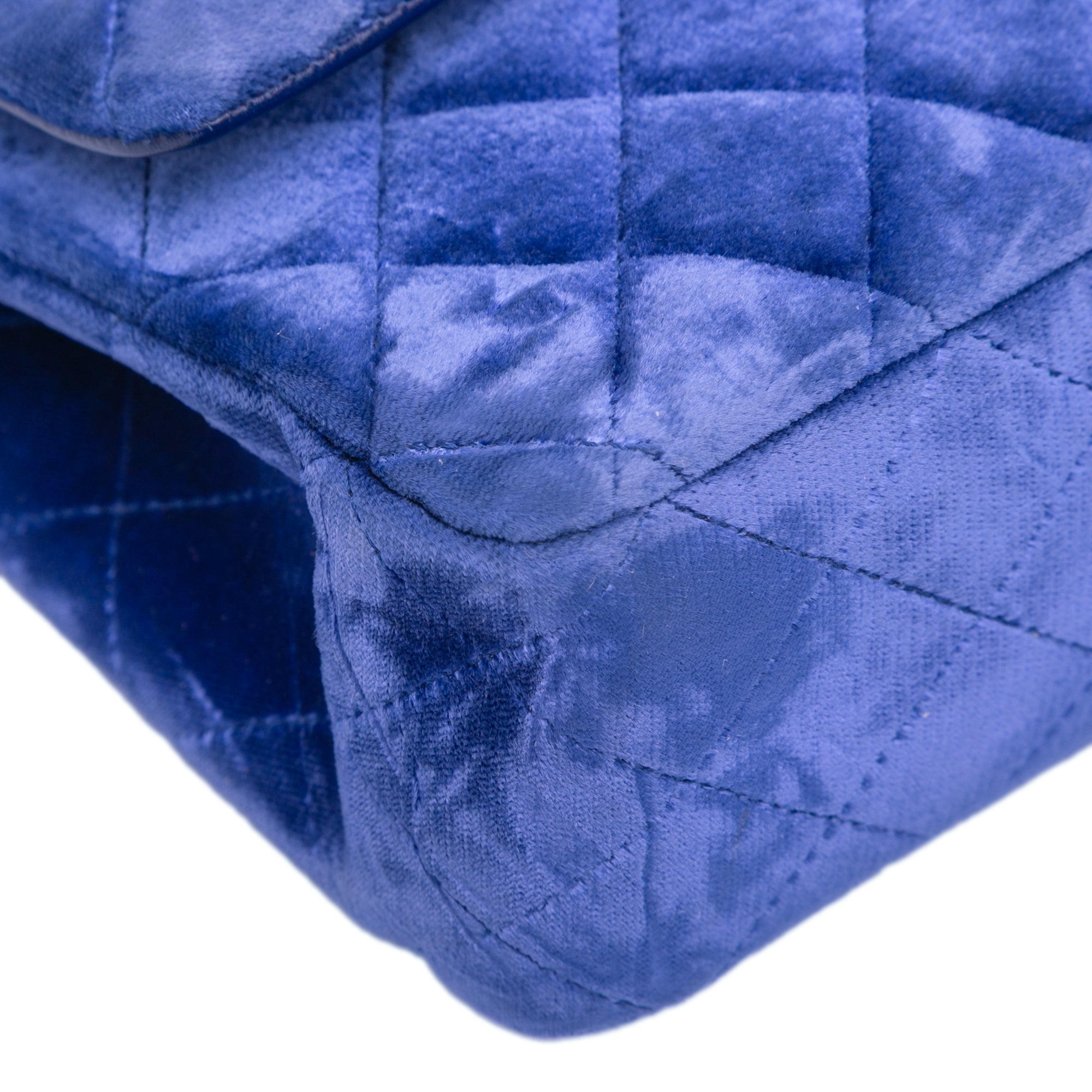 Chanel Medium Classic Velvet Double Flap - image 10