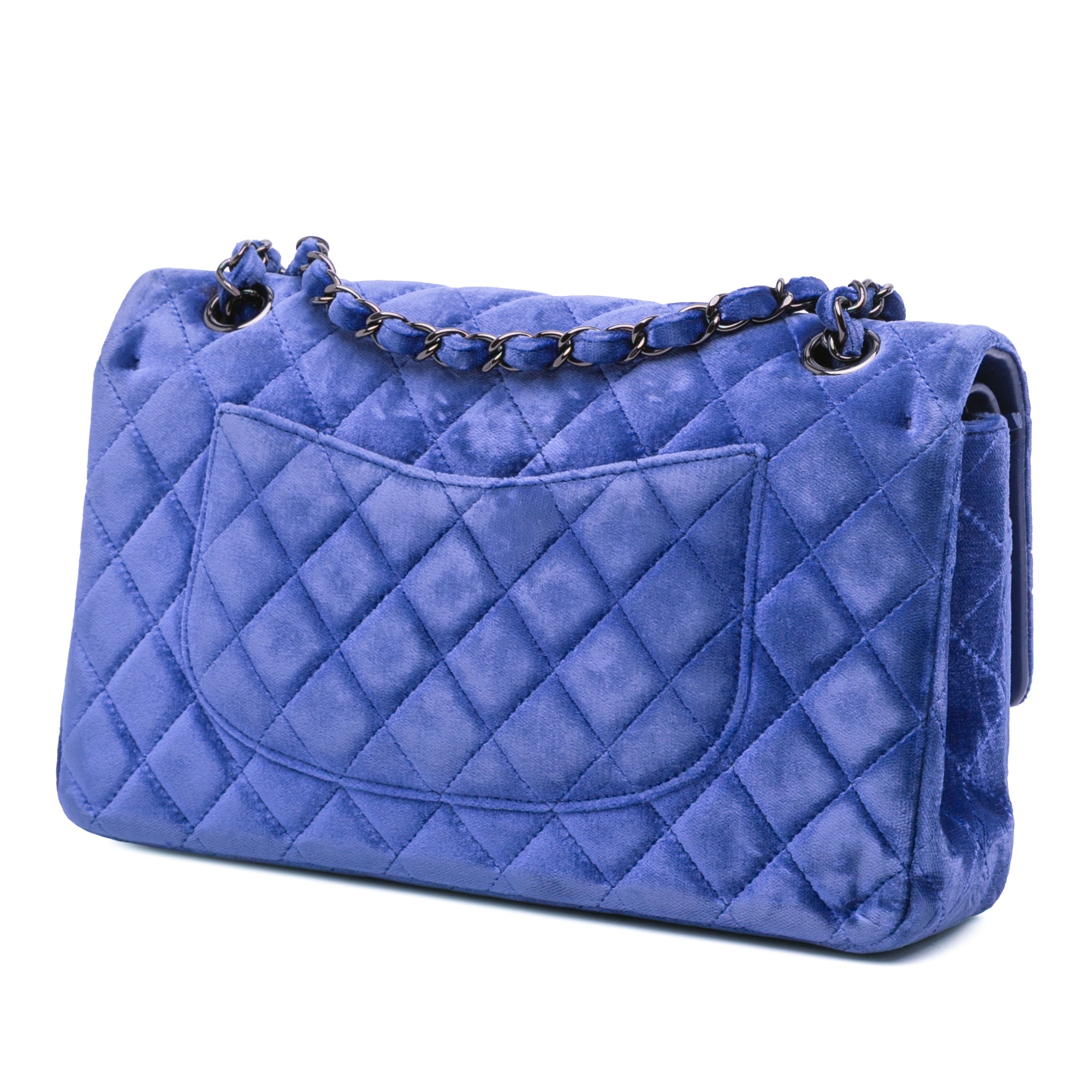 Chanel Medium Classic Velvet Double Flap - image 2