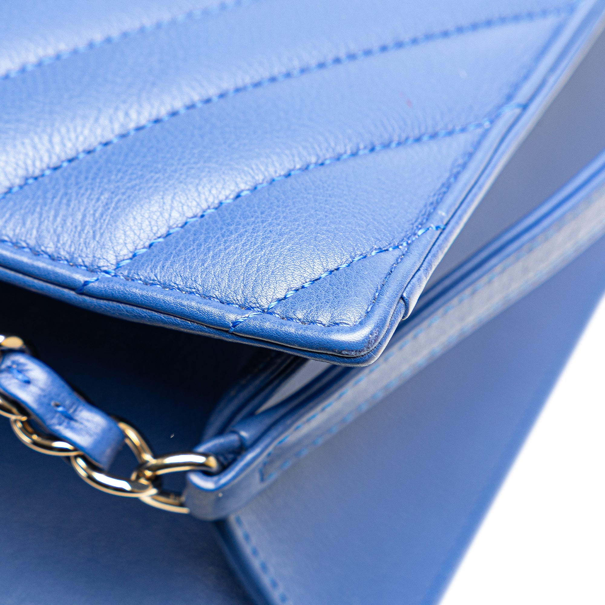 Chanel Chevron Calfskin Coco Envelope Shoulder Bag - image 9
