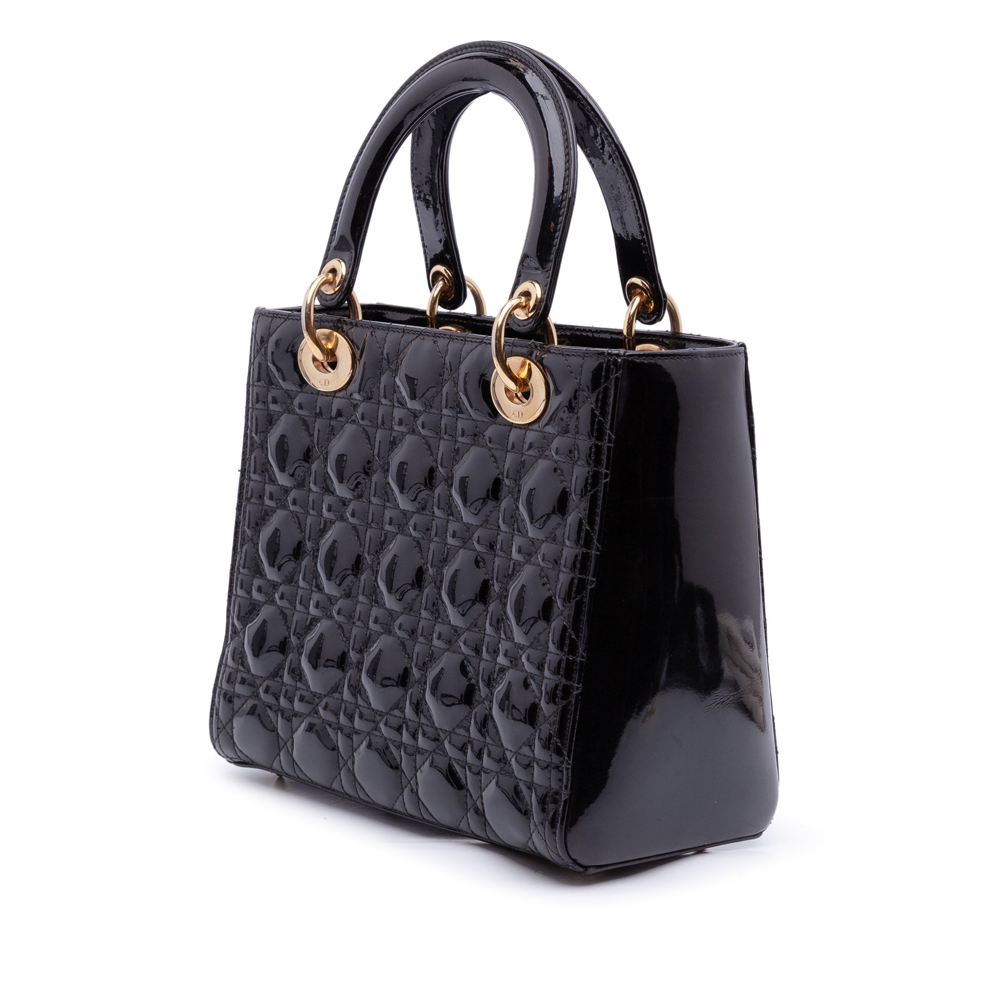 Dior Medium Patent Cannage Lady Dior - image 2