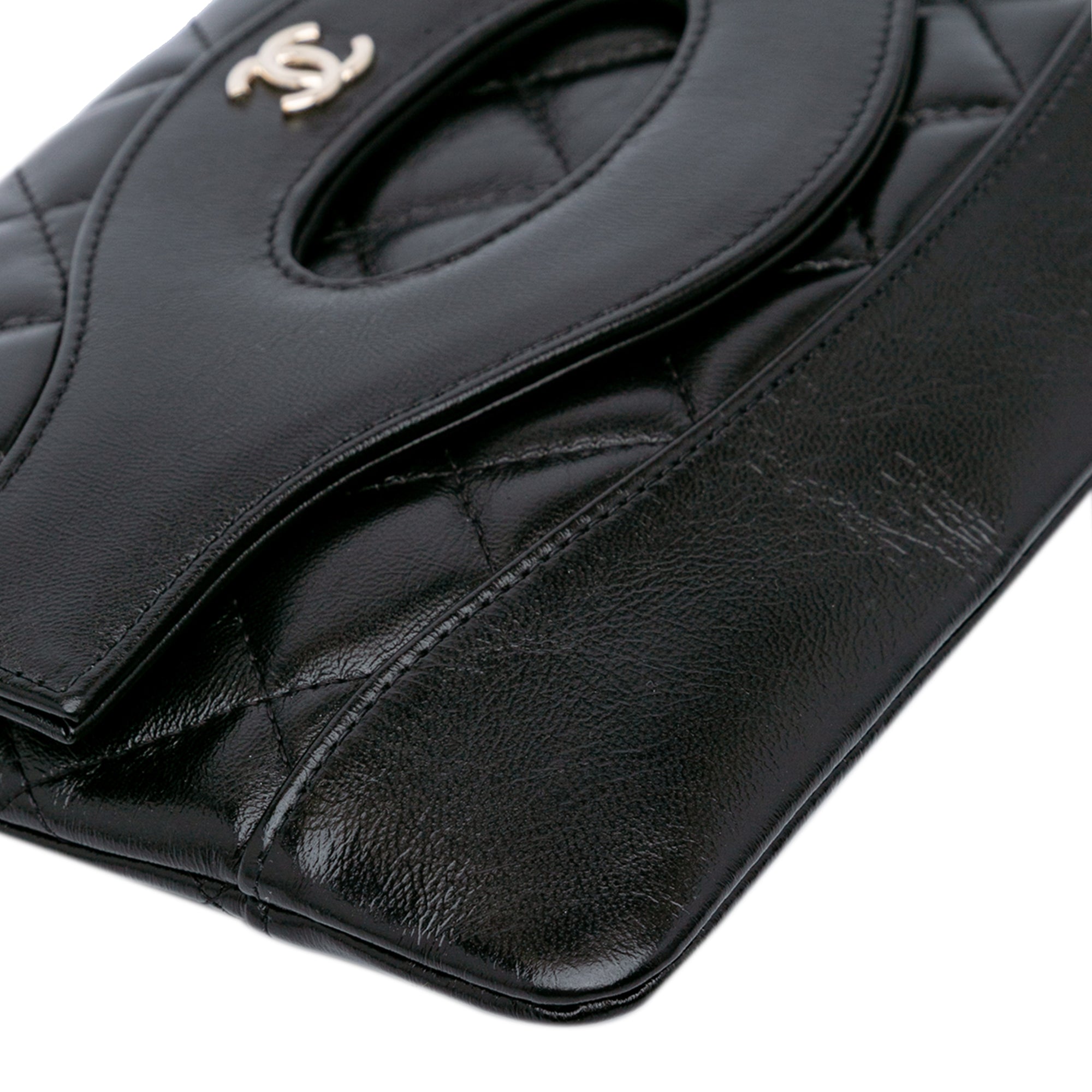 Chanel Shiny Crumpled Calfskin 31 Clutch - image 8