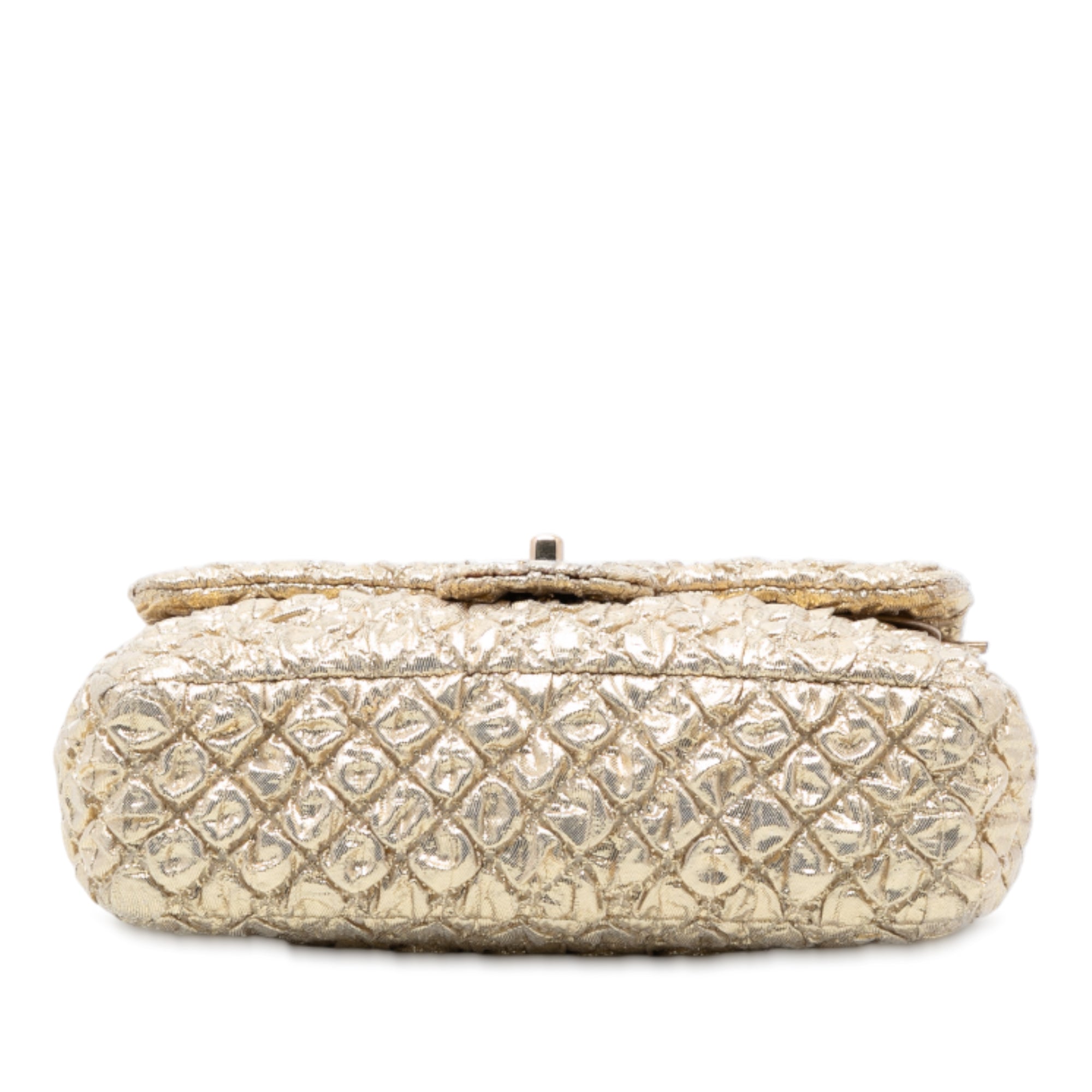 Chanel Small Classic Metallic Lame Bijoux Chain Double Flap - image 3
