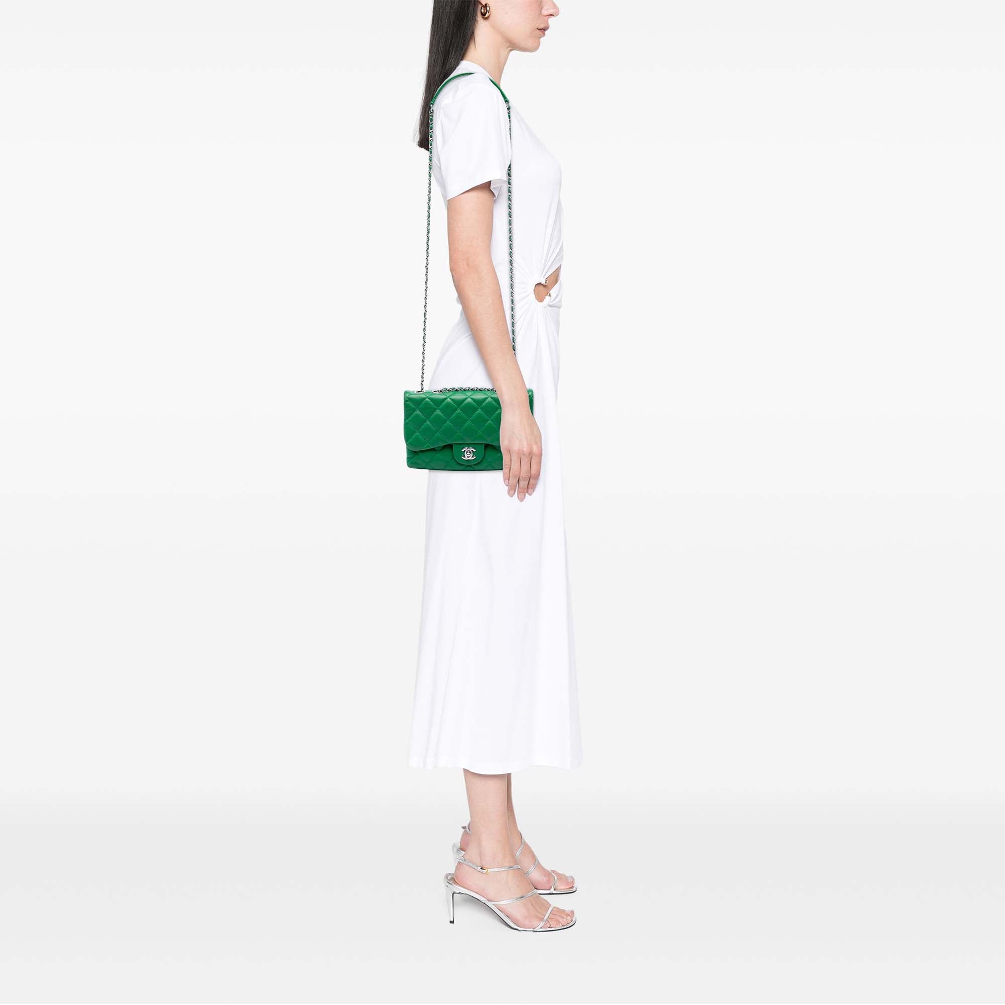 Chanel Small Quilted Lambskin 3 Flap - image 5