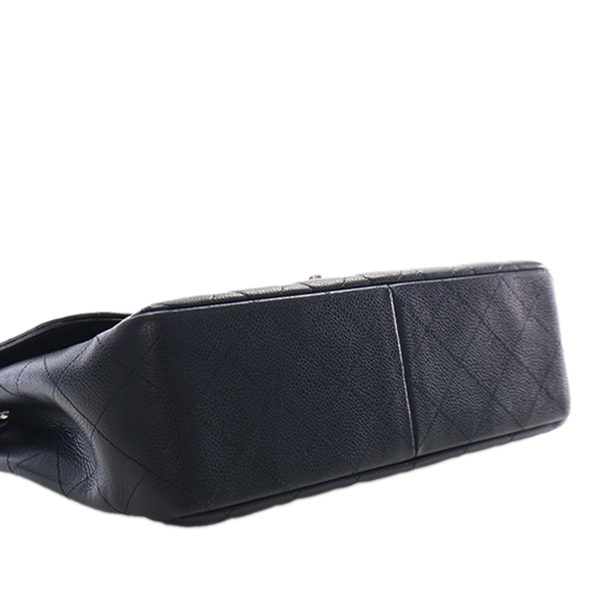 Chanel Jumbo Classic Caviar Single Flap - image 12
