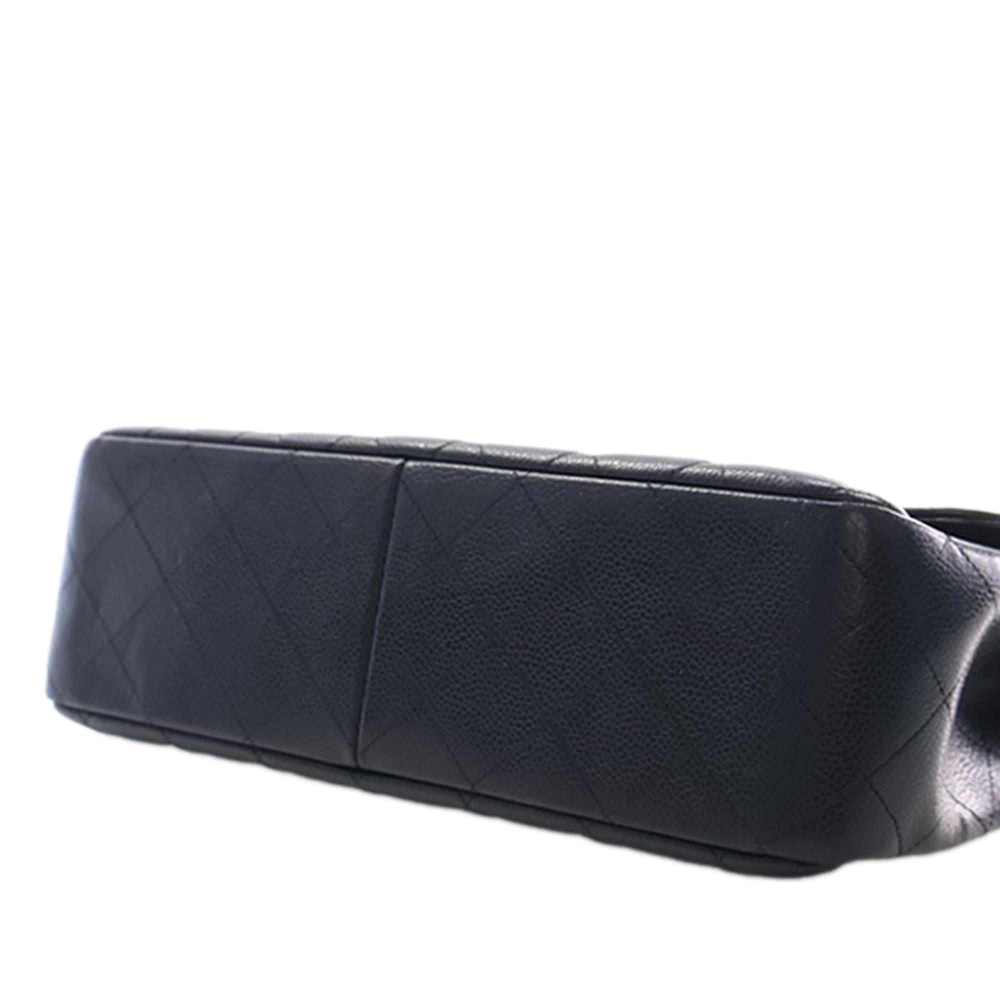 Chanel Jumbo Classic Caviar Single Flap - image 13