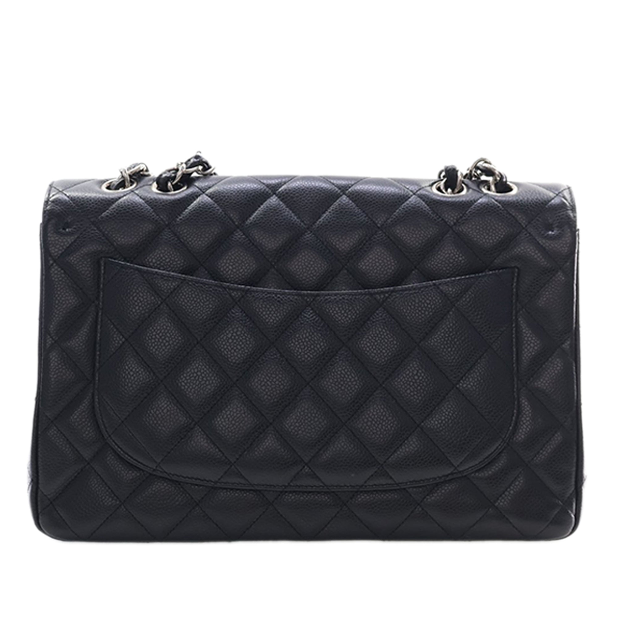 Chanel Jumbo Classic Caviar Single Flap - image 2