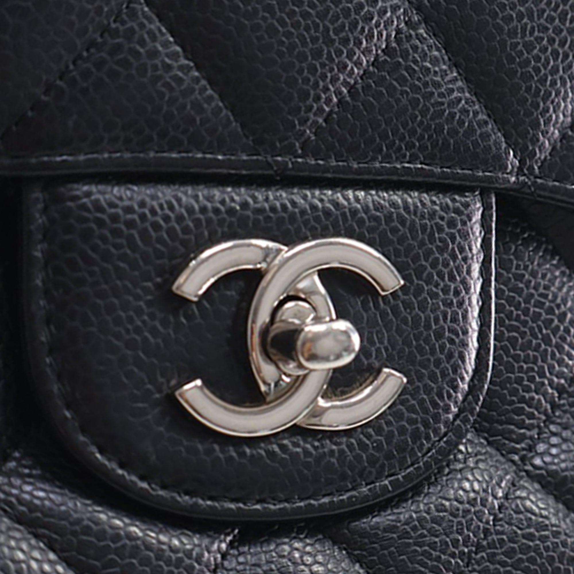 Chanel Jumbo Classic Caviar Single Flap - image 7