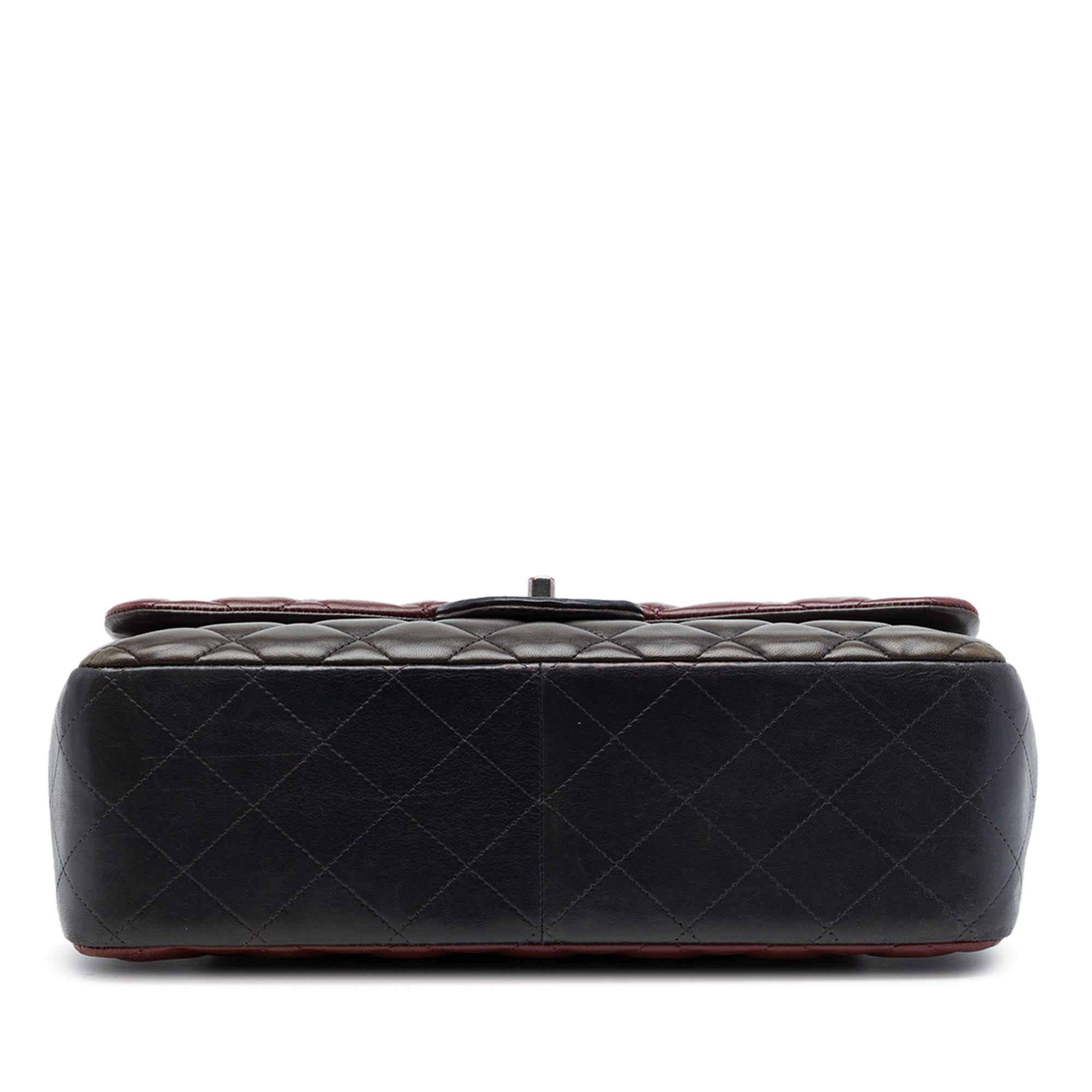 Chanel Jumbo Classic Tricolor Lambskin Double Flap - image 3