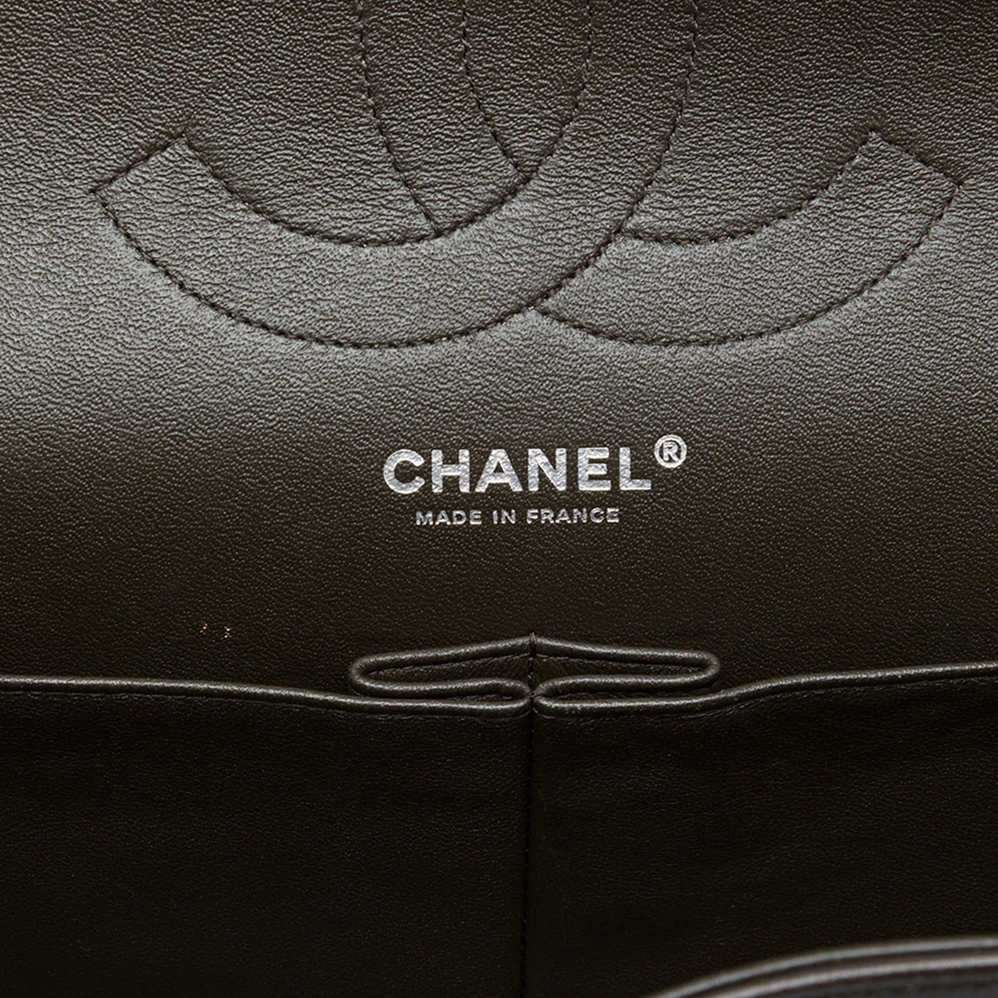 Chanel Jumbo Classic Tricolor Lambskin Double Flap - image 5