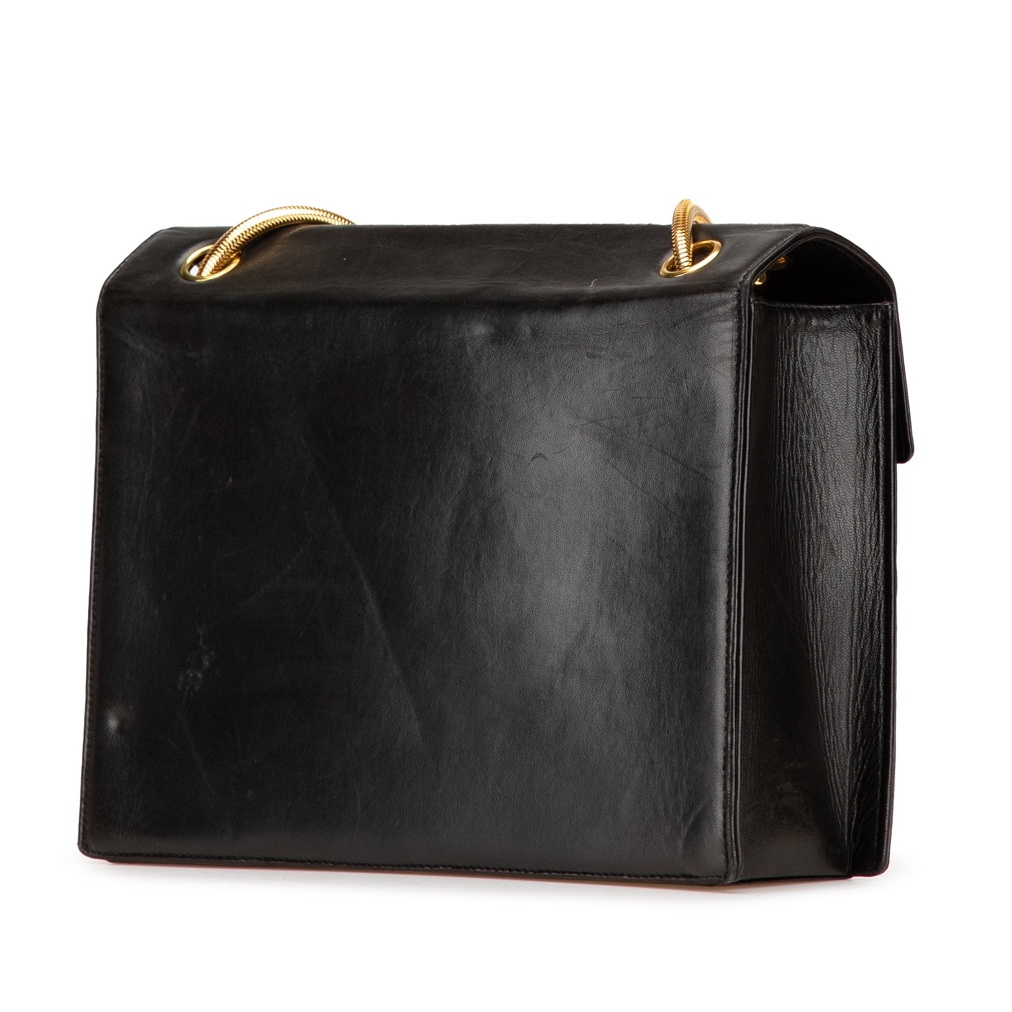 Chanel CC Lambskin Snake Chain Flap - image 2