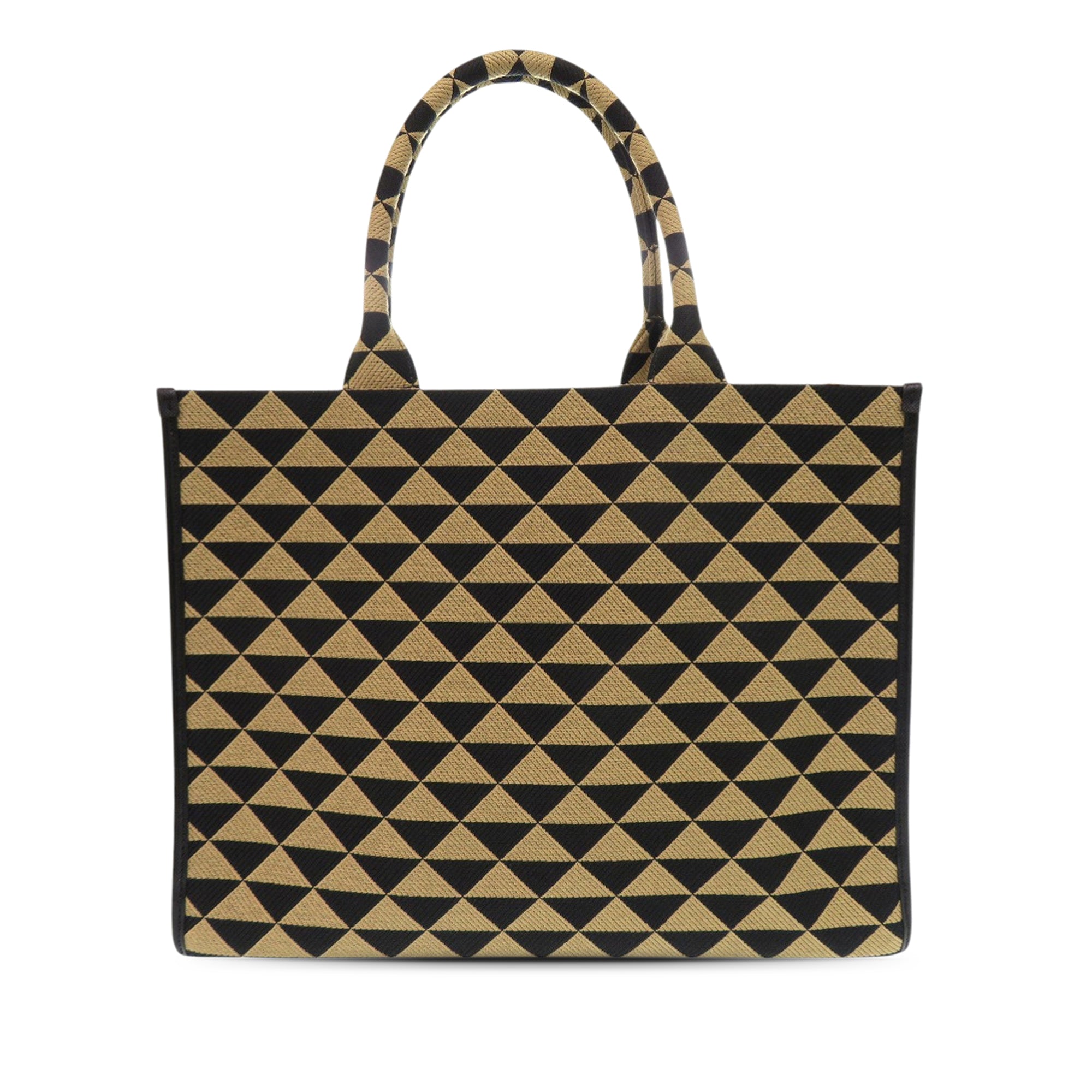 Prada Large Triangolo Jacquard Symbole Tote - image 2
