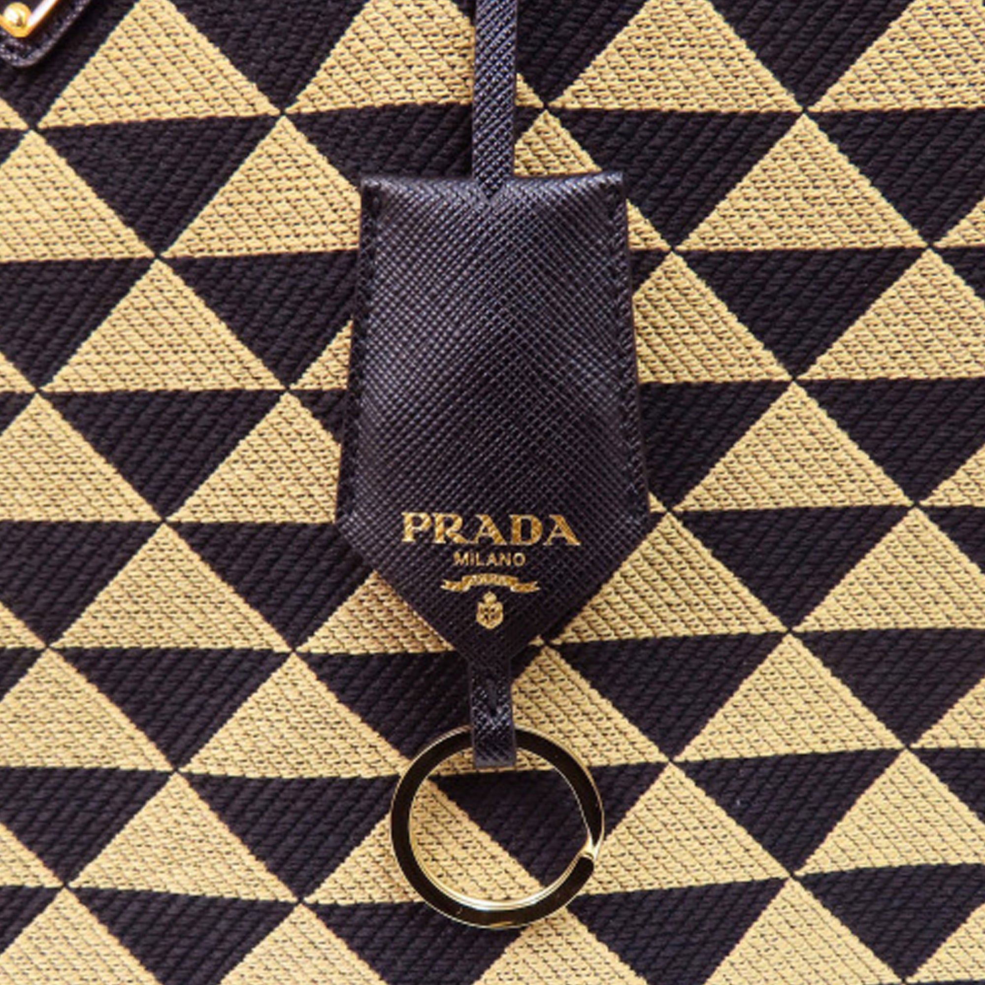 Prada Large Triangolo Jacquard Symbole Tote - image 6