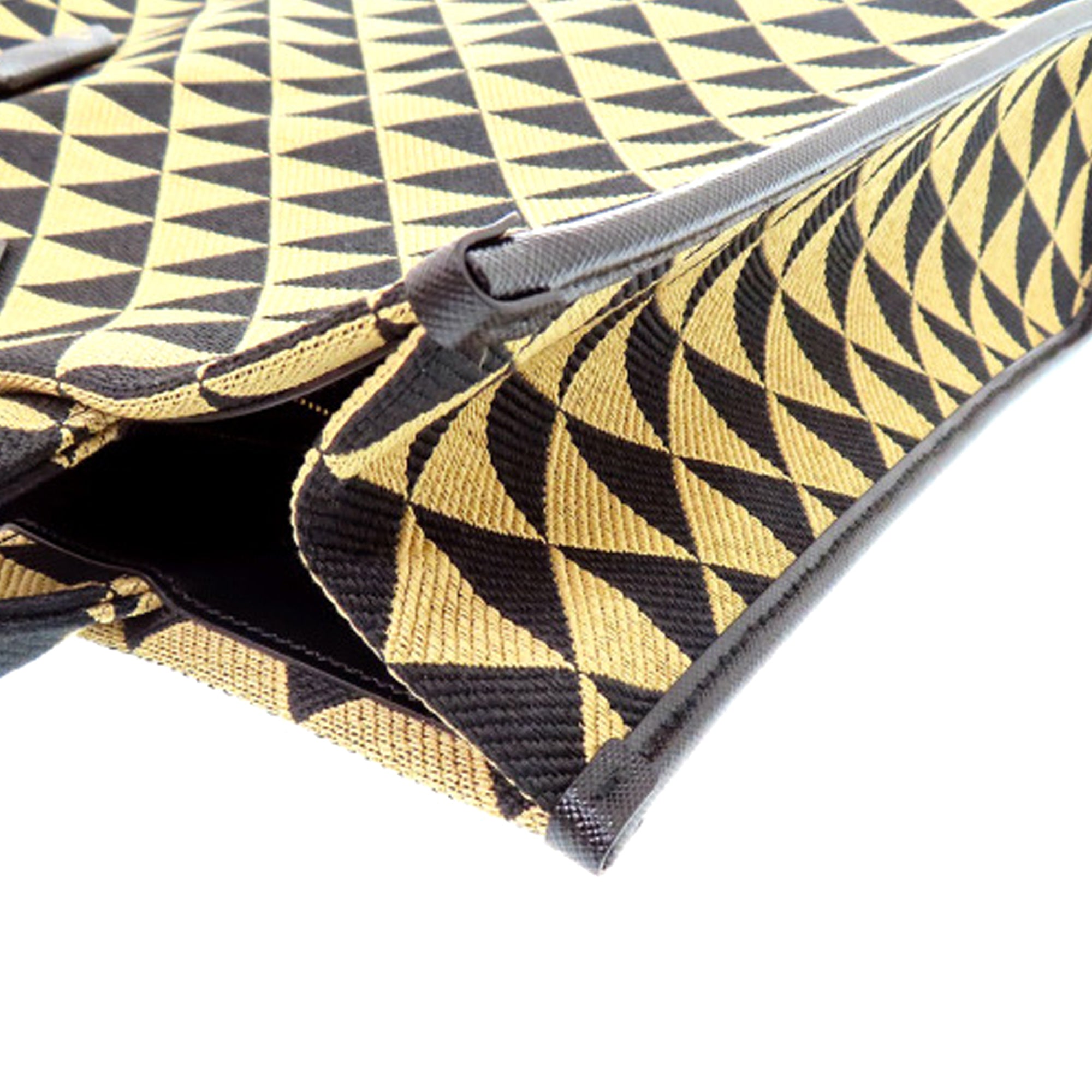 Prada Large Triangolo Jacquard Symbole Tote - image 8