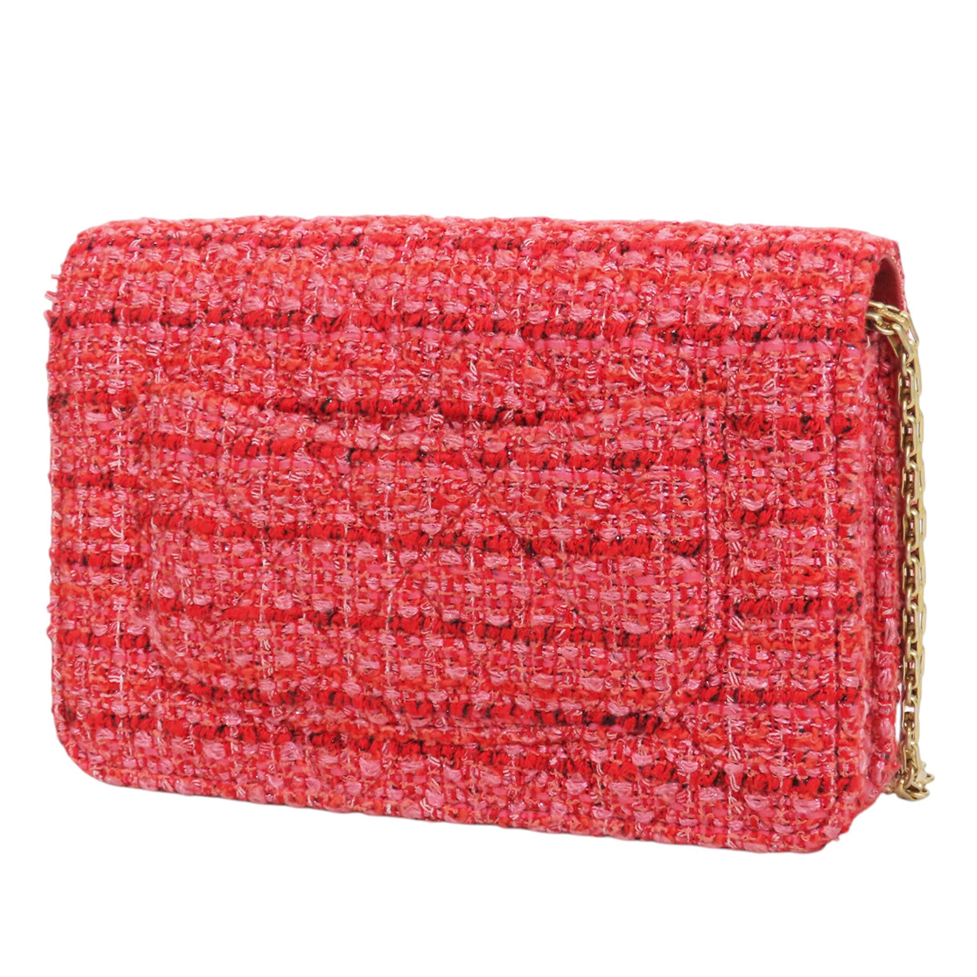 Chanel Quilted Tweed Reissue 2.55 Wallet On Chain - image 2