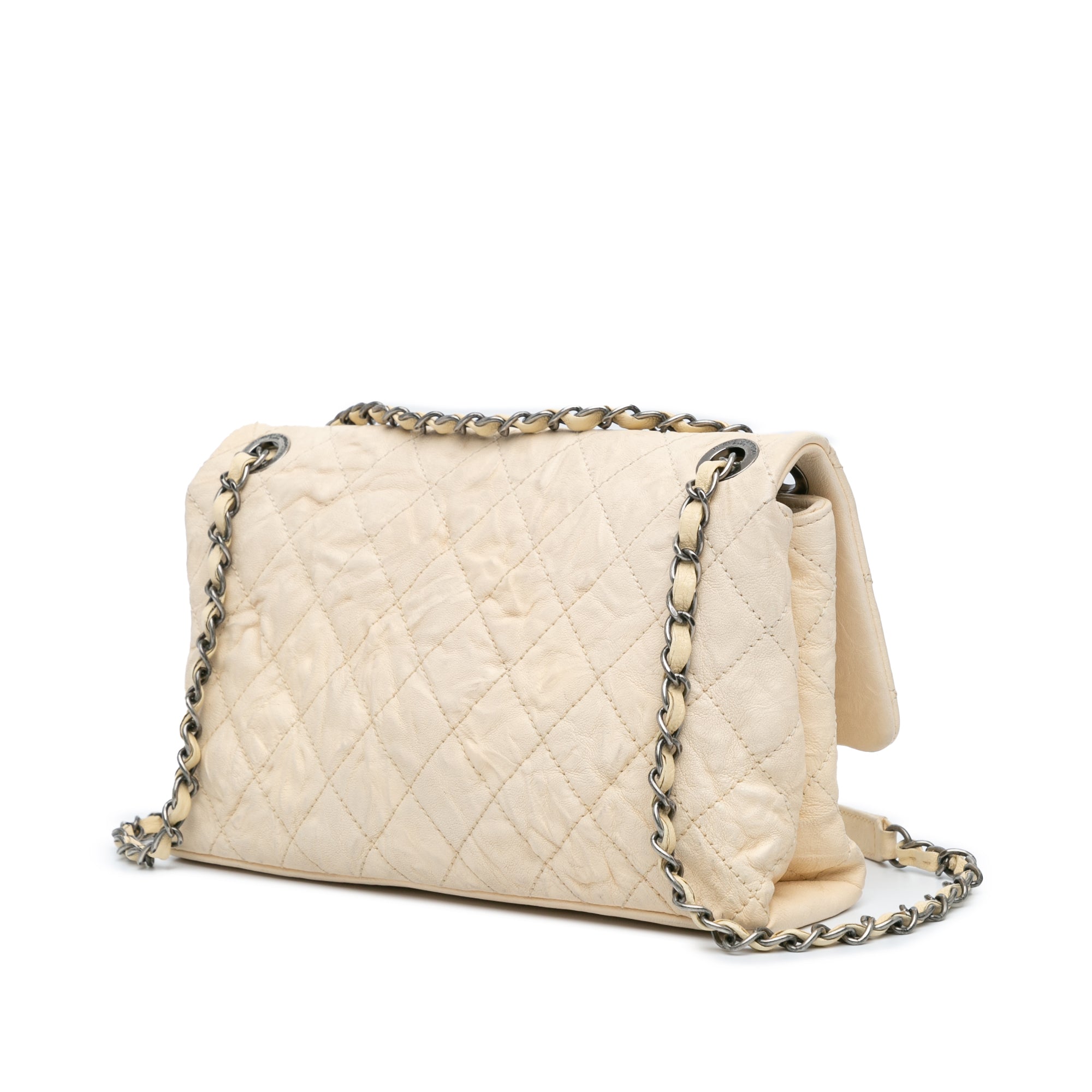 Chanel CC Quilted Calfskin Aged Shoulder Bag - image 2