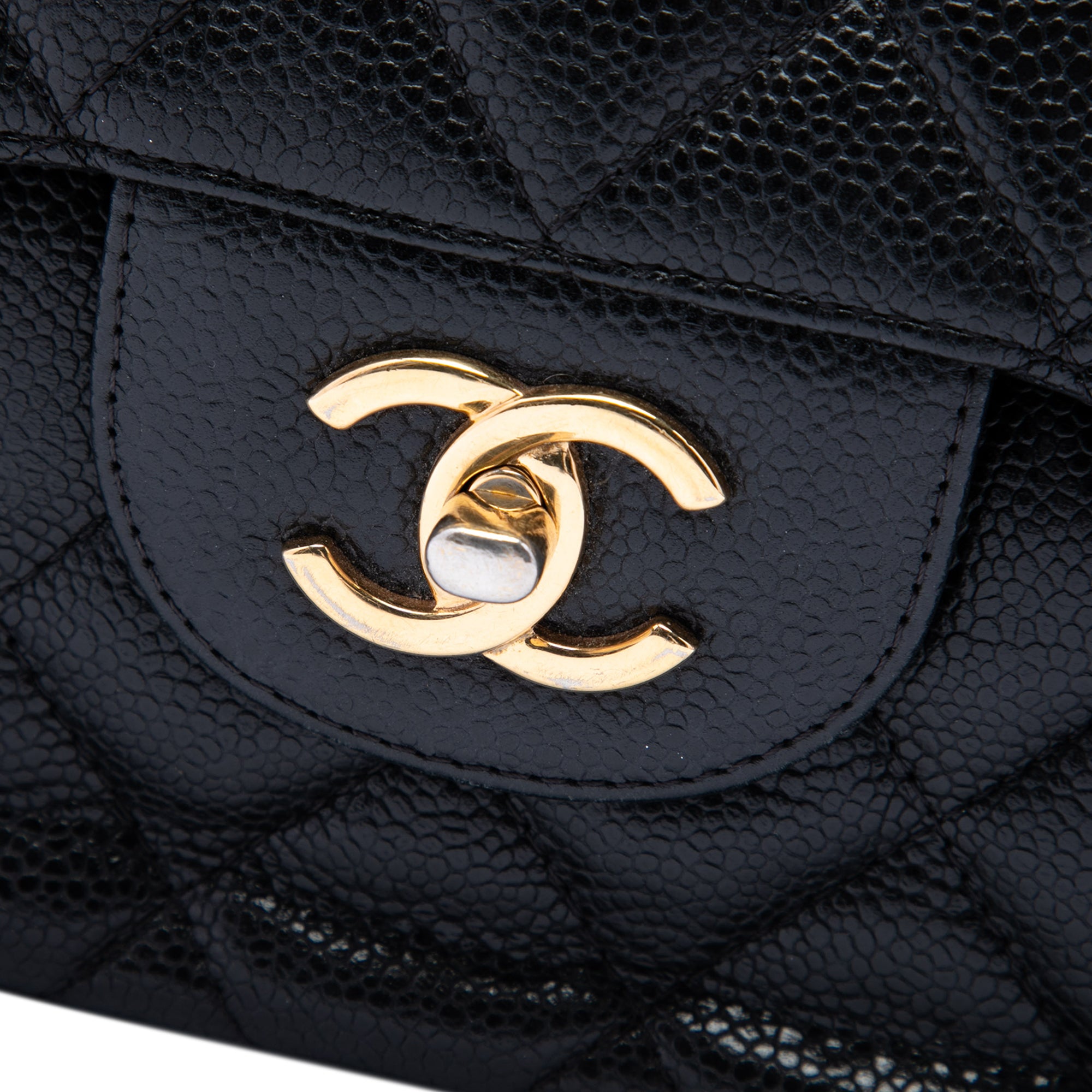 Chanel Jumbo Classic Caviar Double Flap - image 5