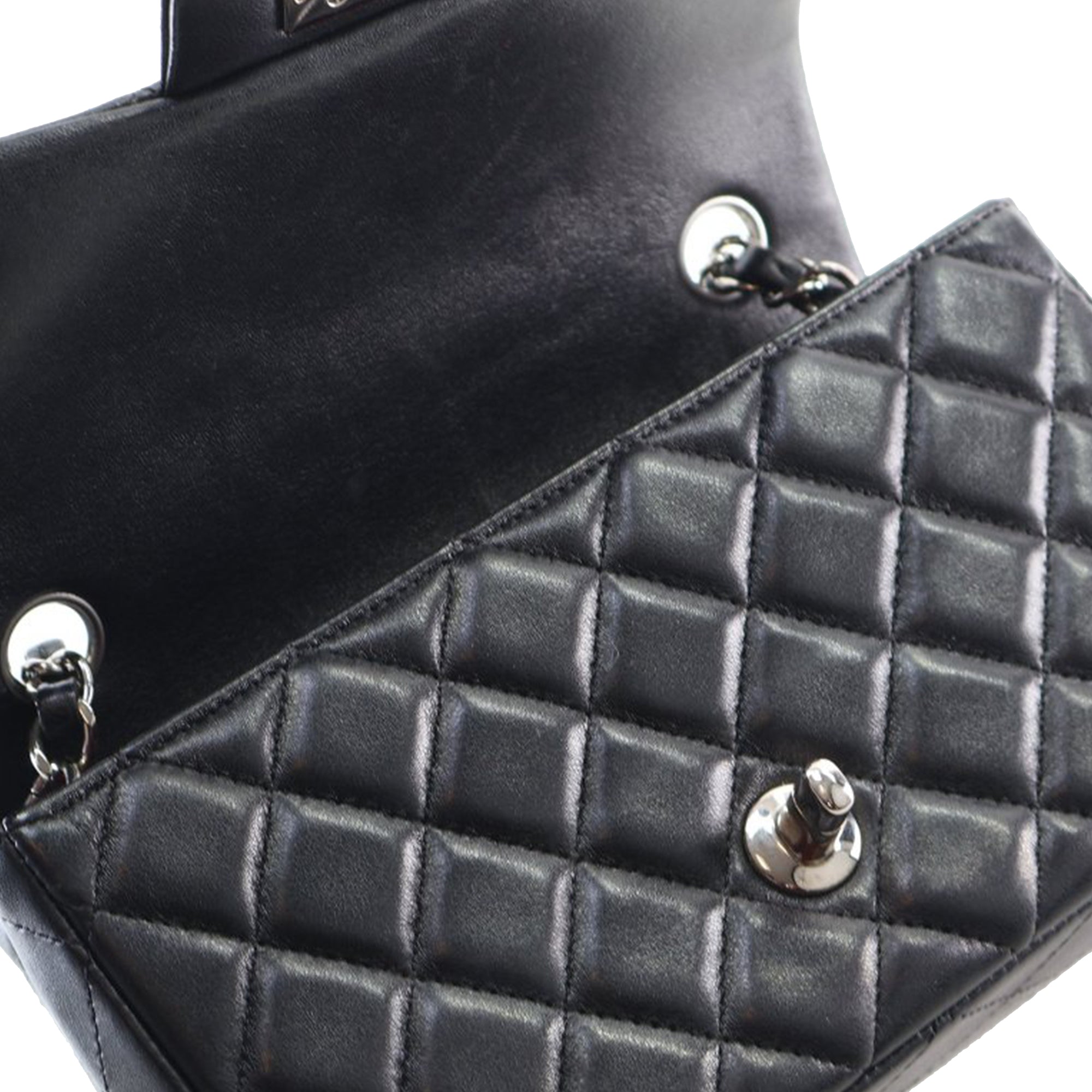Chanel Mini Rectangular Classic Lambskin Single Flap - image 6