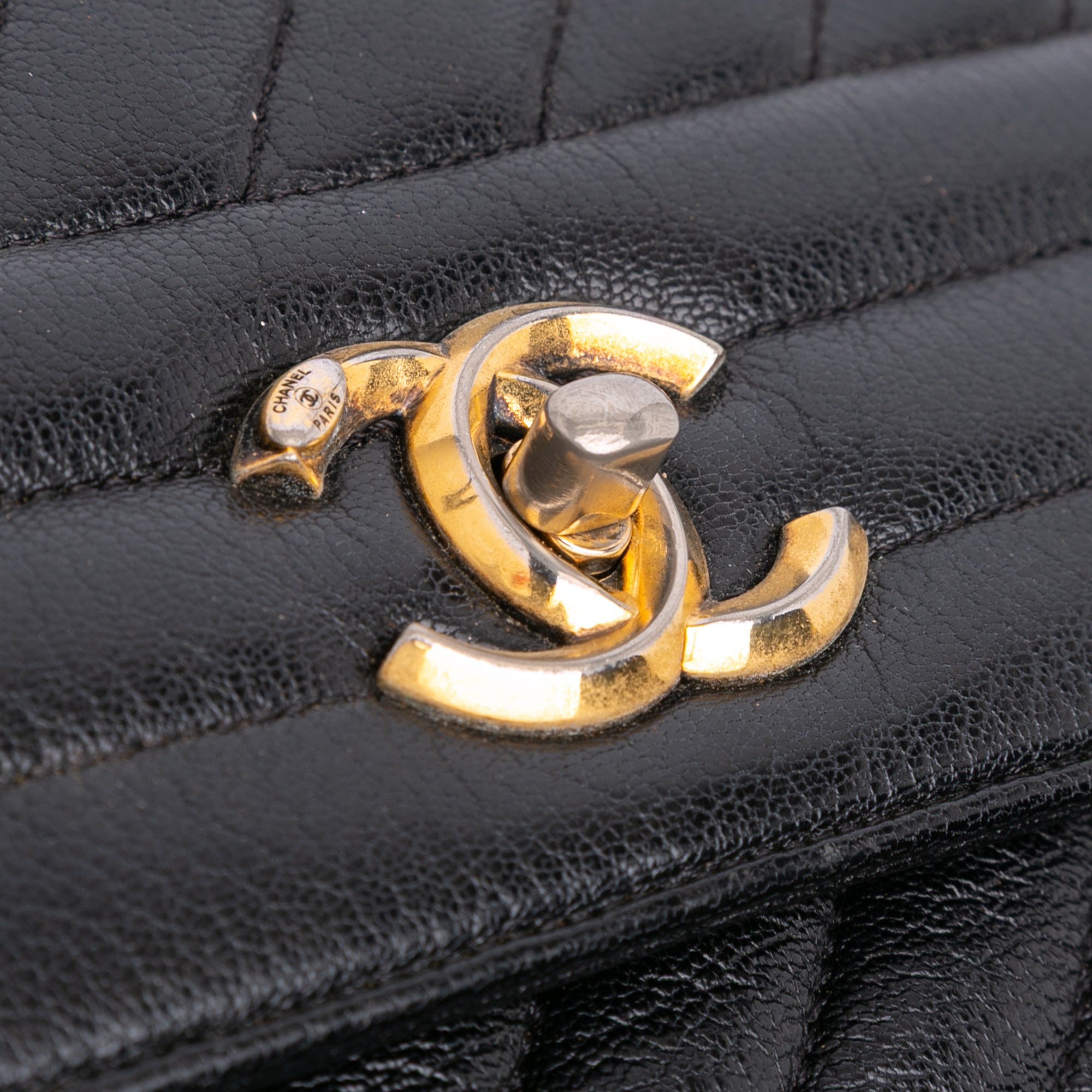 Chanel Medium Diagonal Quilted Goatskin Flap - image 7