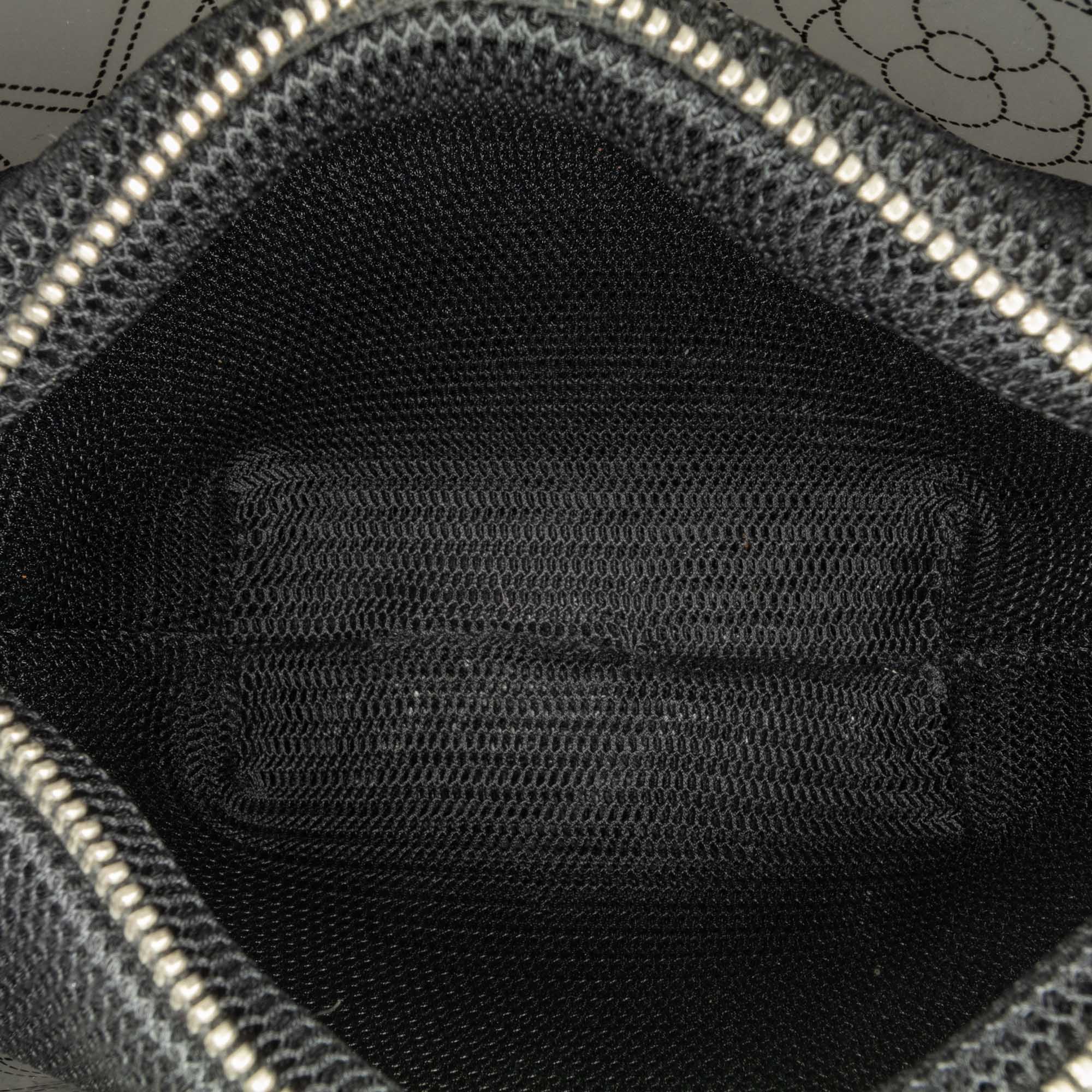 Chanel Crumpled Calfskin PVC Camellia Bucket - image 5