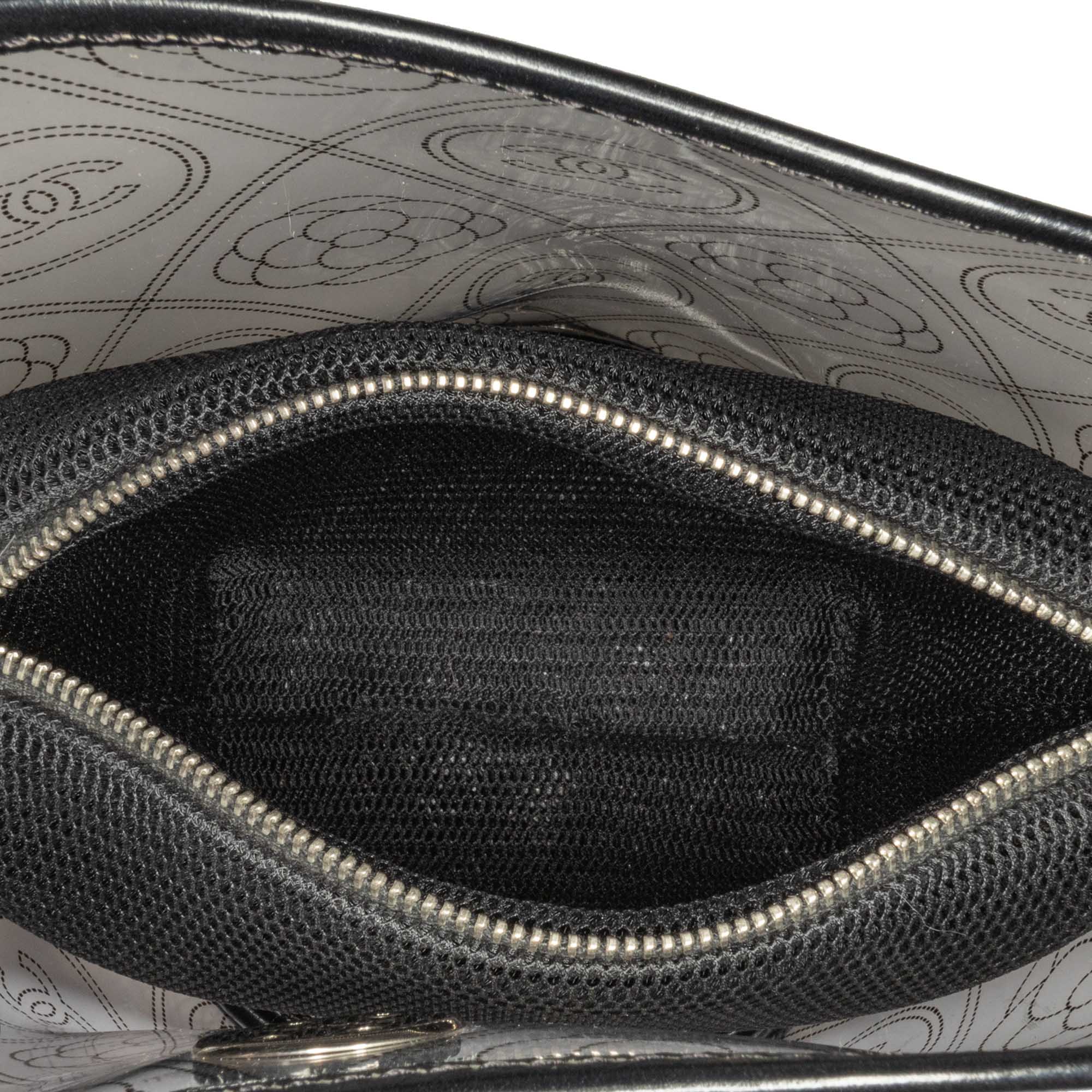 Chanel Crumpled Calfskin PVC Camellia Bucket - image 6