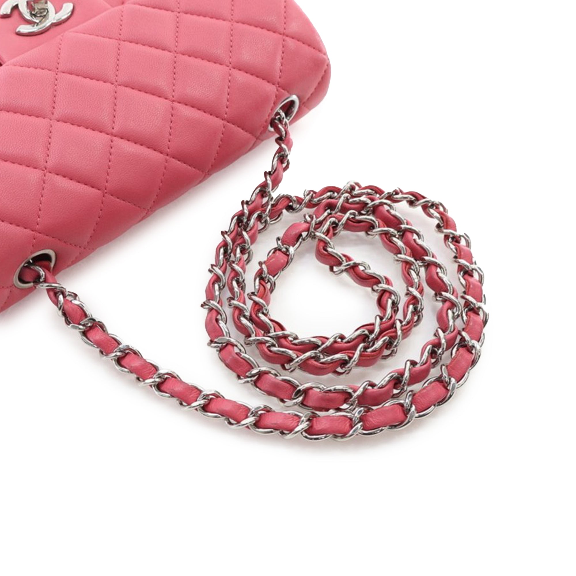 Chanel Mini Rectangular Classic Lambskin Single Flap - image 10