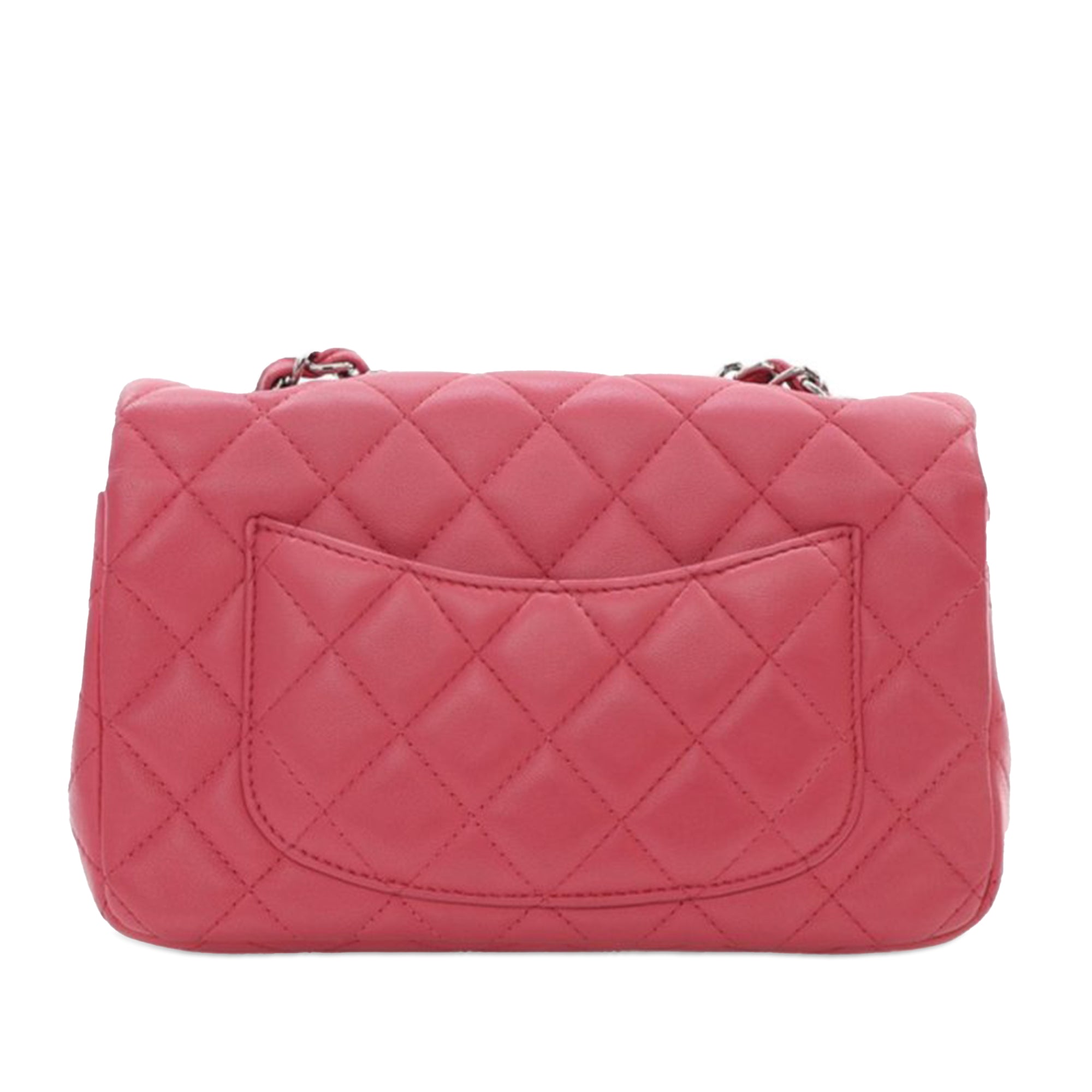 Chanel Mini Rectangular Classic Lambskin Single Flap - image 3