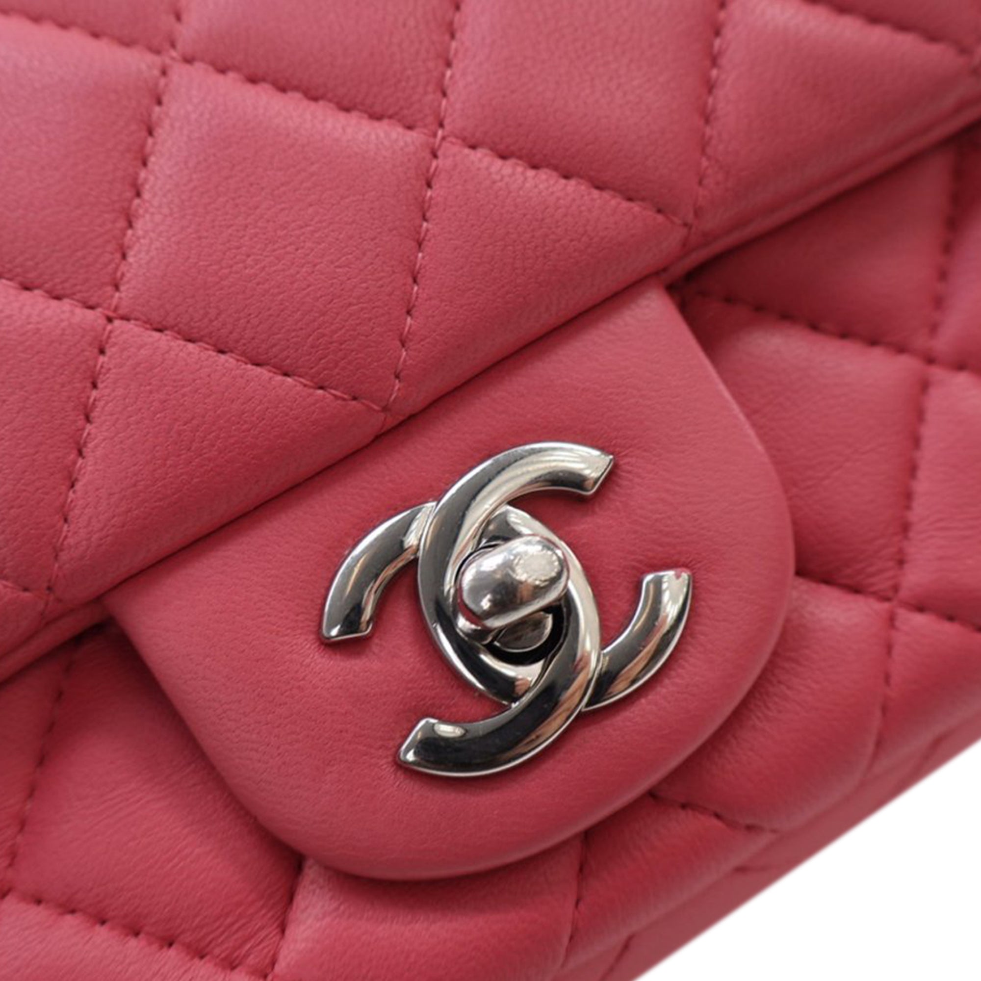 Chanel Mini Rectangular Classic Lambskin Single Flap - image 9