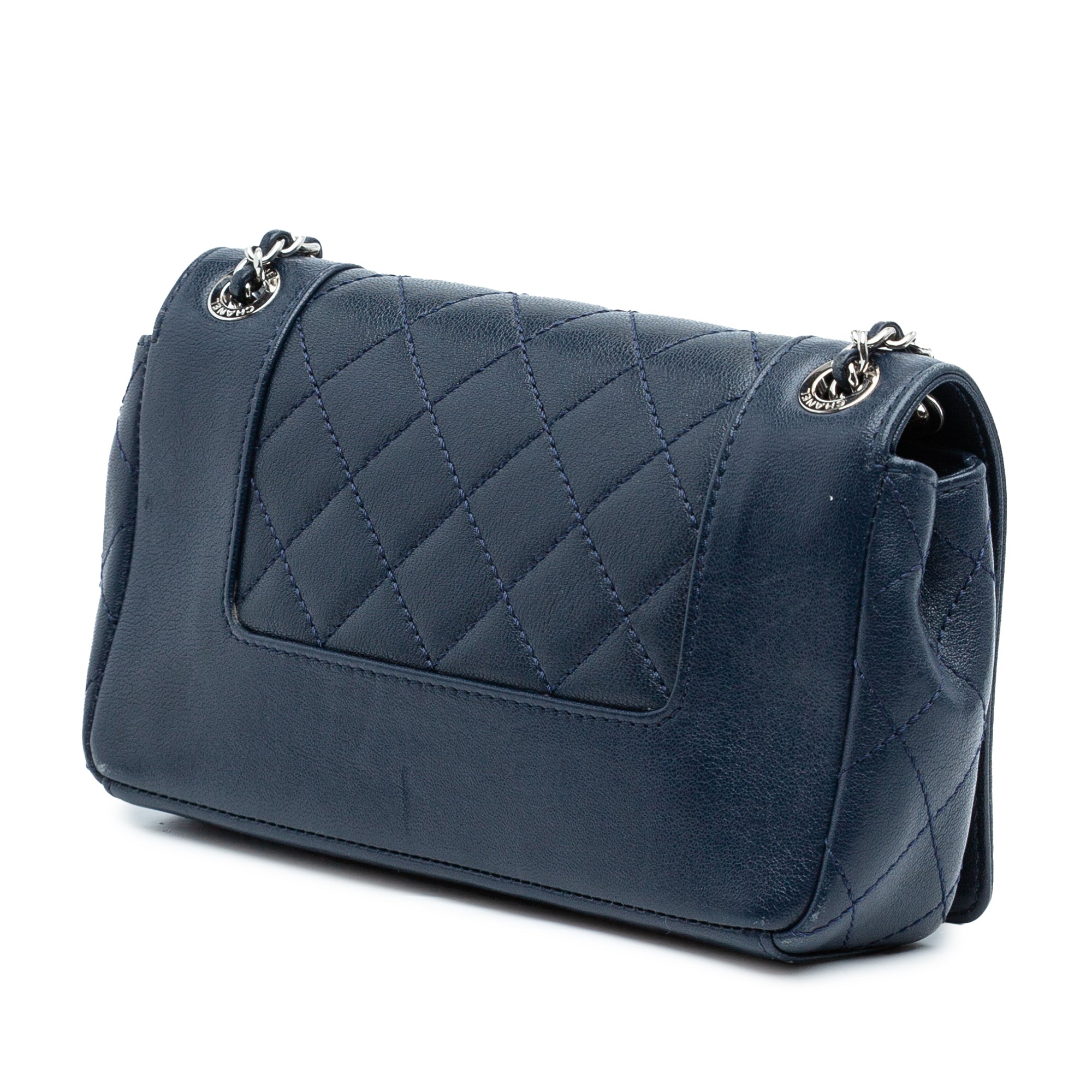 Chanel Small Quilted Sheepskin Mademoiselle Vintage Flap - image 2