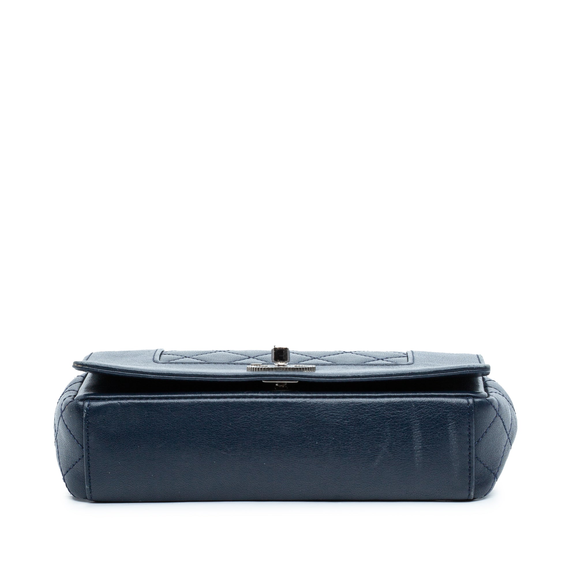 Chanel Small Quilted Sheepskin Mademoiselle Vintage Flap - image 3