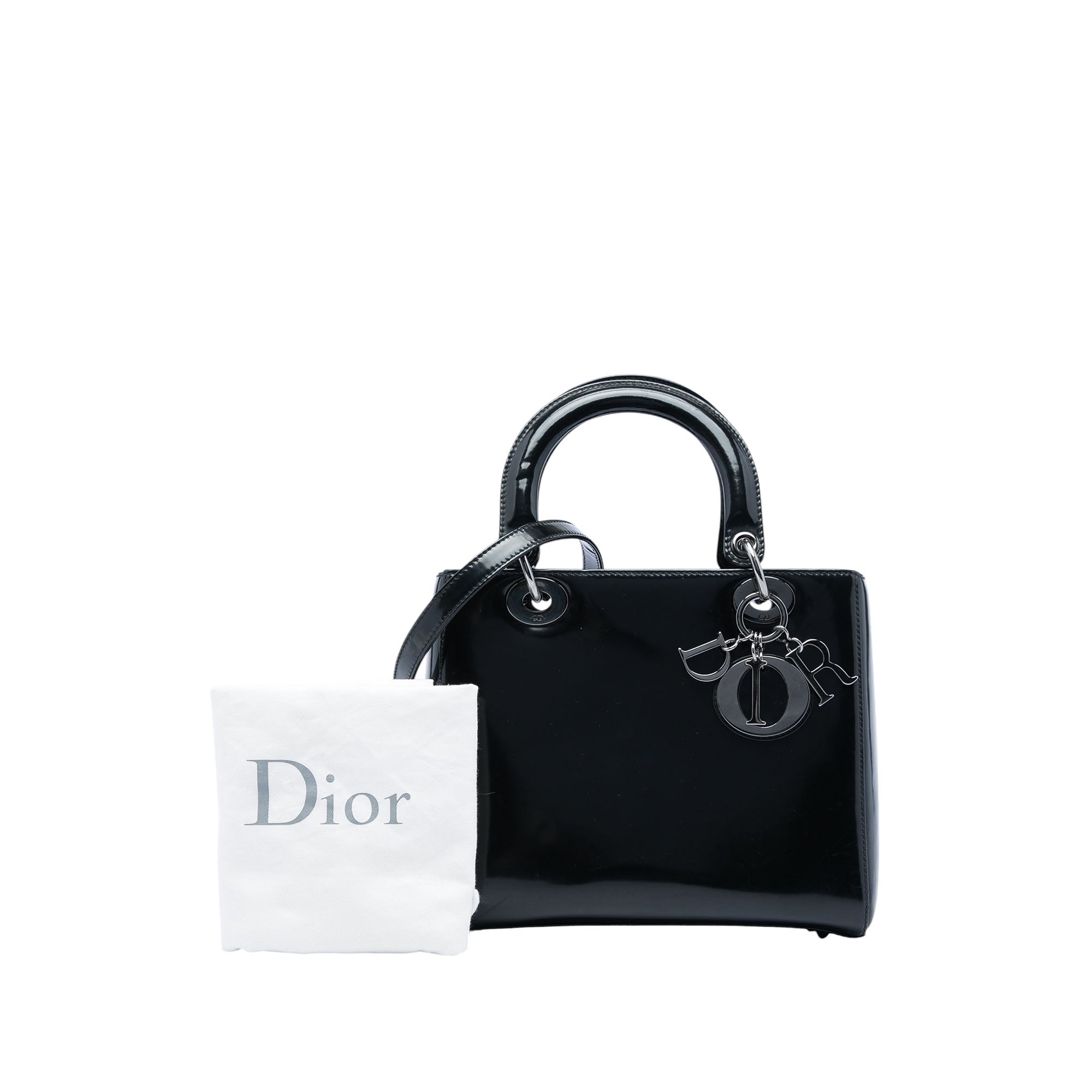 Dior Medium Patent Lady Dior - image 6