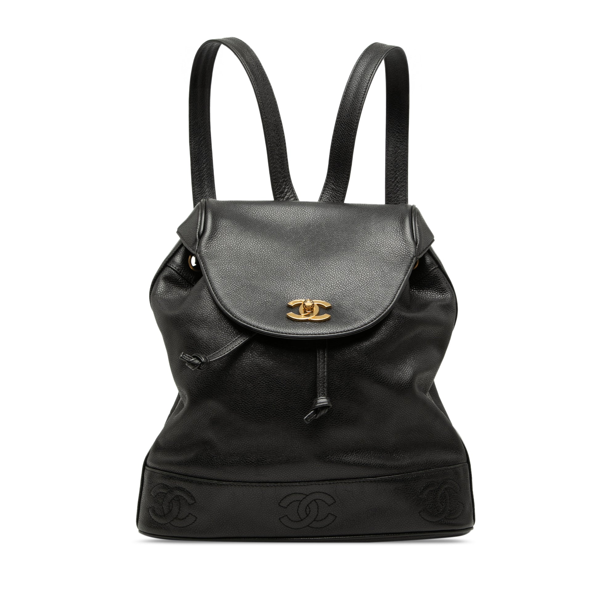 Chanel Caviar Triple CC Backpack - image 1