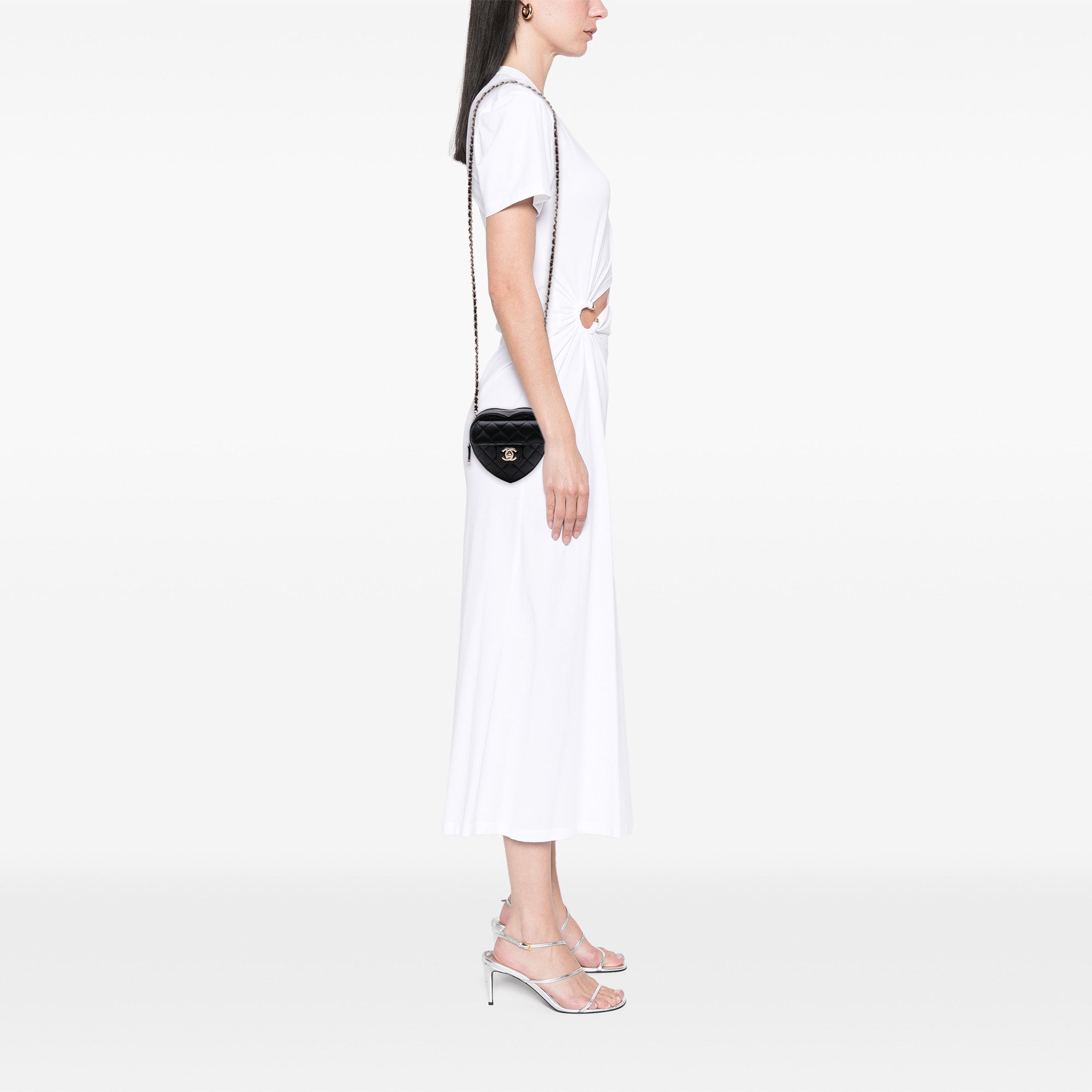Chanel Mini Lambskin CC in Love Heart Crossbody - image 11