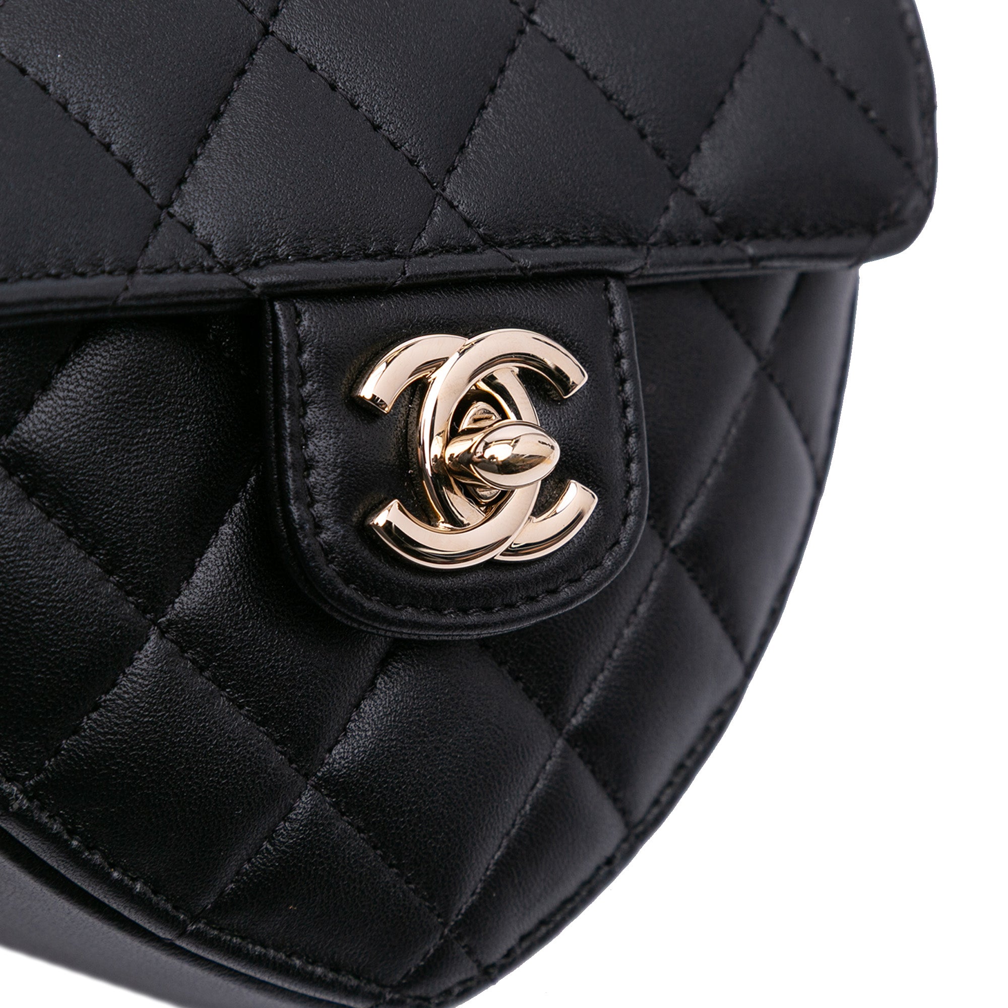 Chanel Mini Lambskin CC in Love Heart Crossbody - image 9