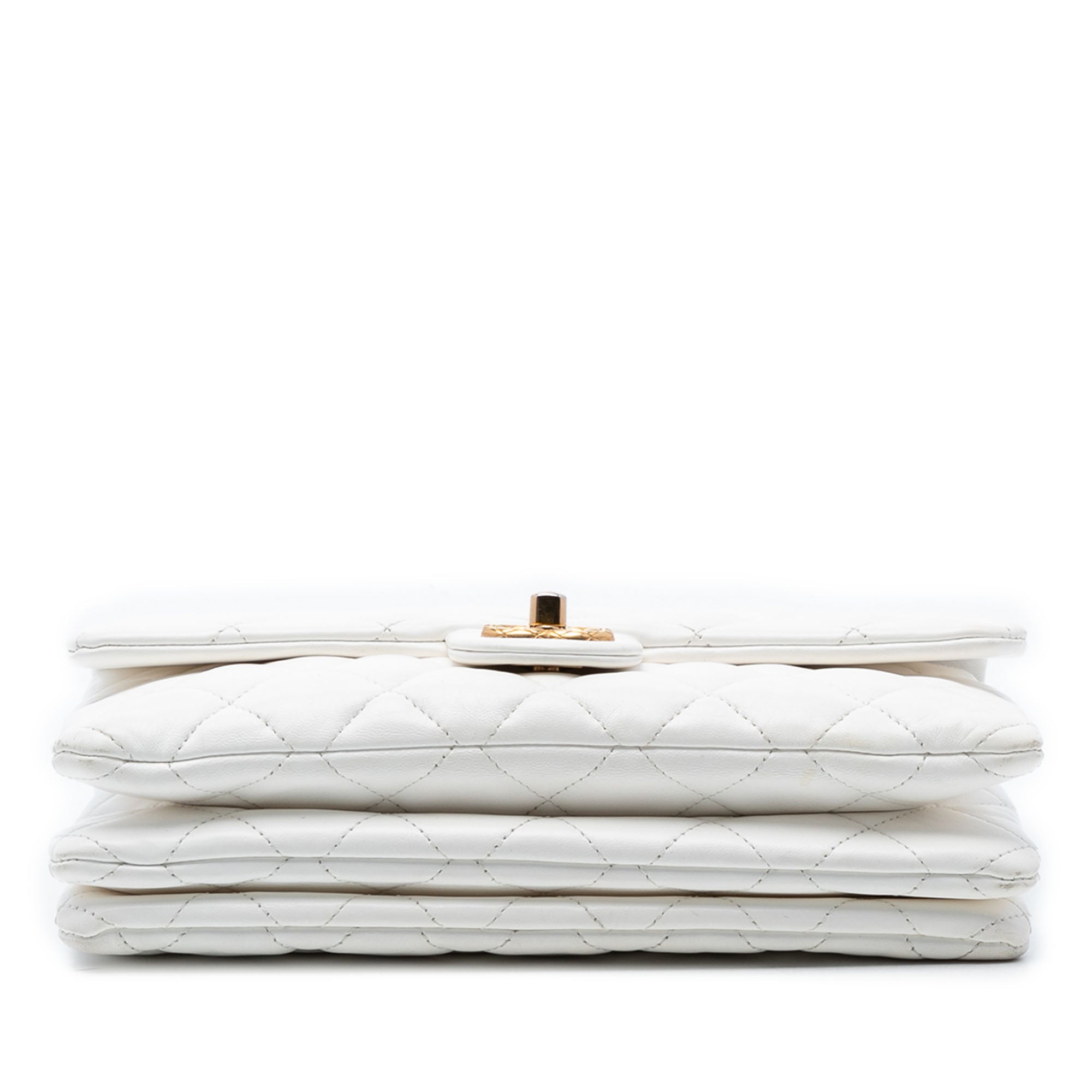 Chanel Medium Quilted Lambskin CC Single Flap - image 3