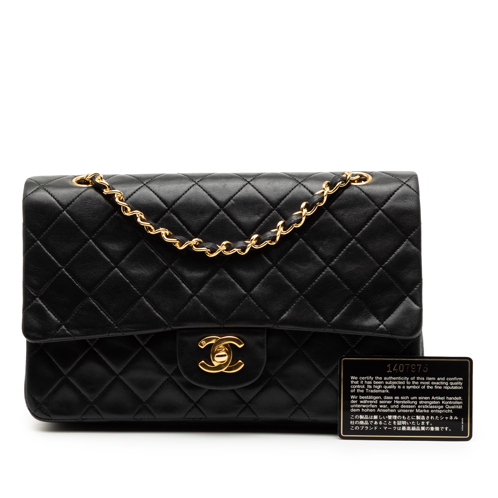 Chanel Medium Classic Lambskin Double Flap - image 8