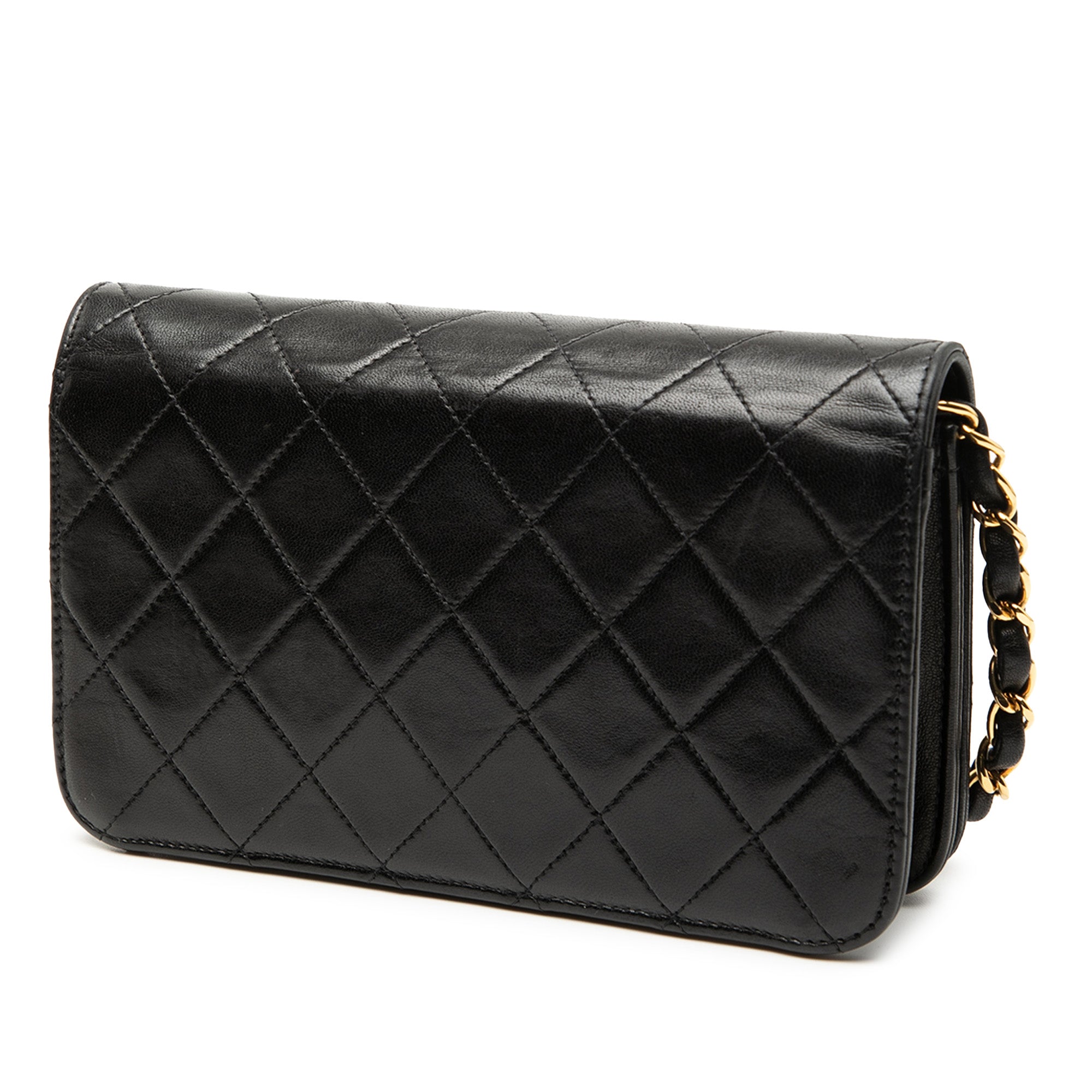 Chanel CC Quilted Lambskin Full Single Flap - image 2