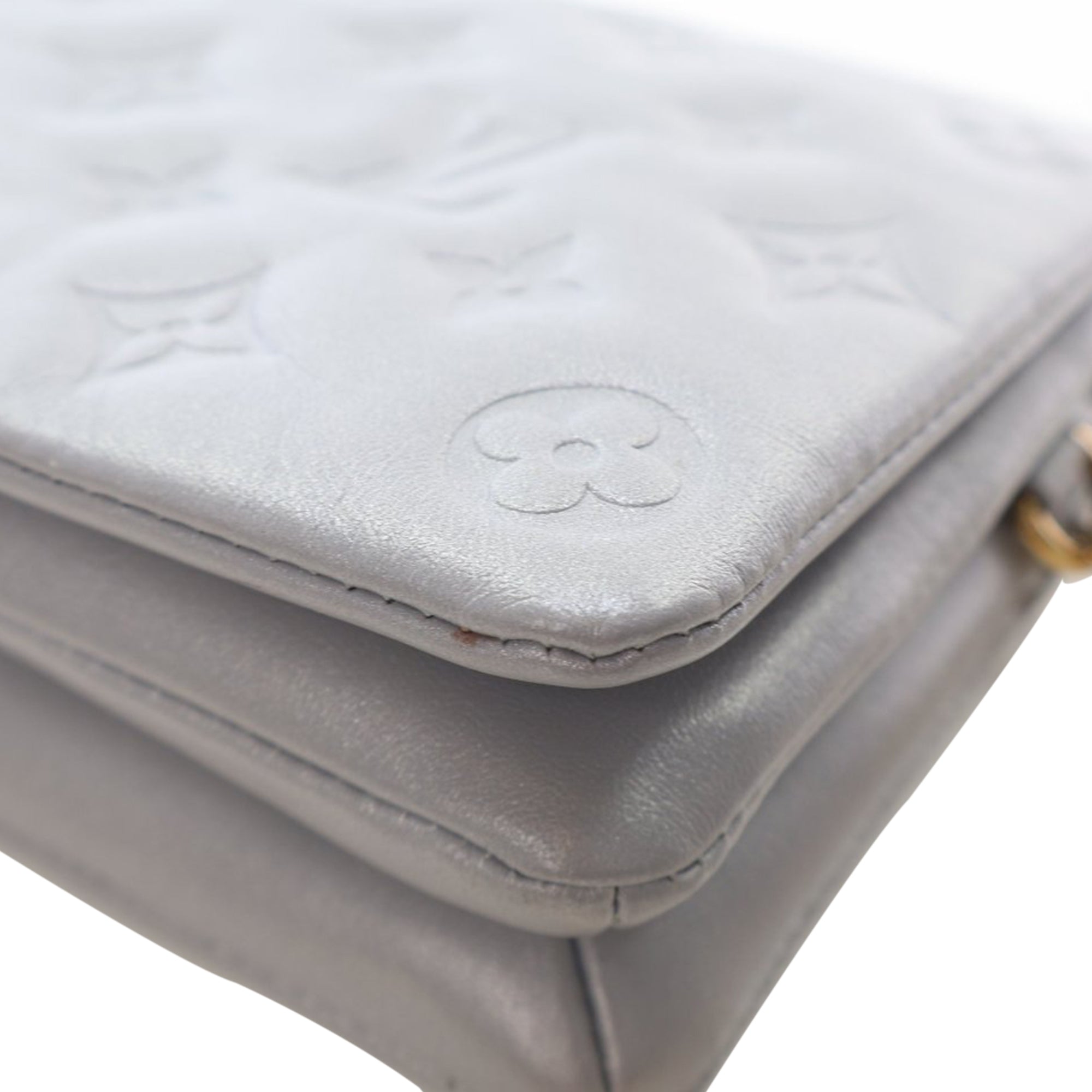 Louis Vuitton Monogram Embossed Lambskin Pochette Coussin - image 8