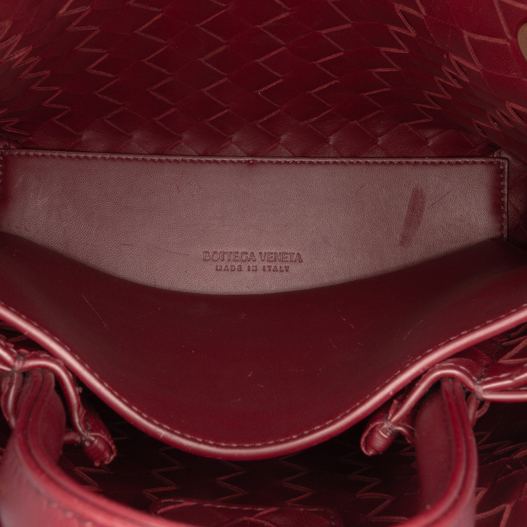 Bottega Veneta Small Lambskin Intrecciato Andiamo Bag - image 4